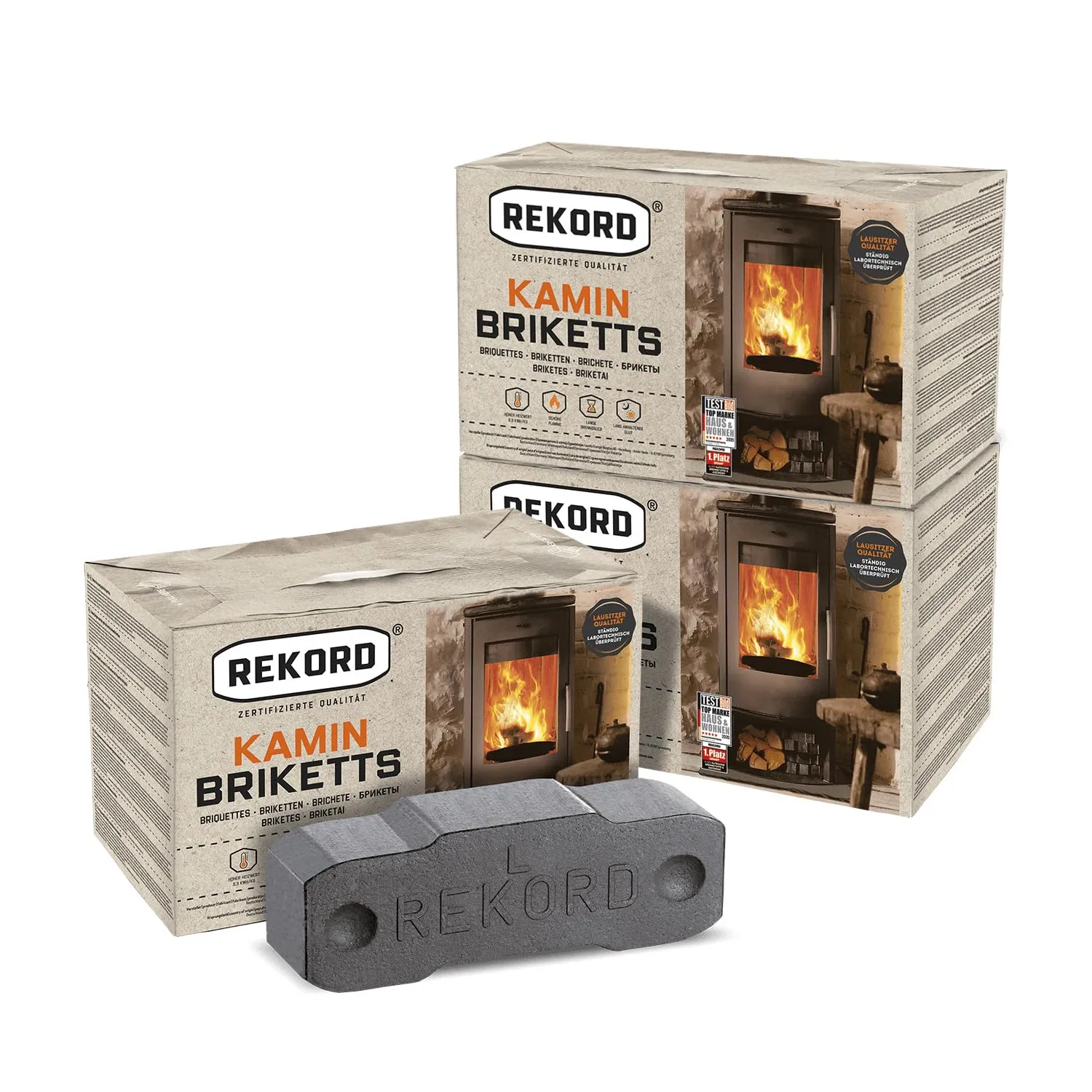 Bricchette di Carbone per Camino PALIGO HEIZFUXX, 30 kg