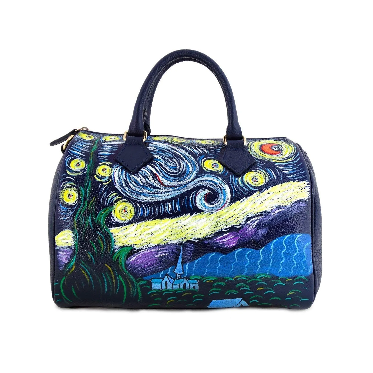 Borsa in pelle "La Notte Stellata" di Van Gogh