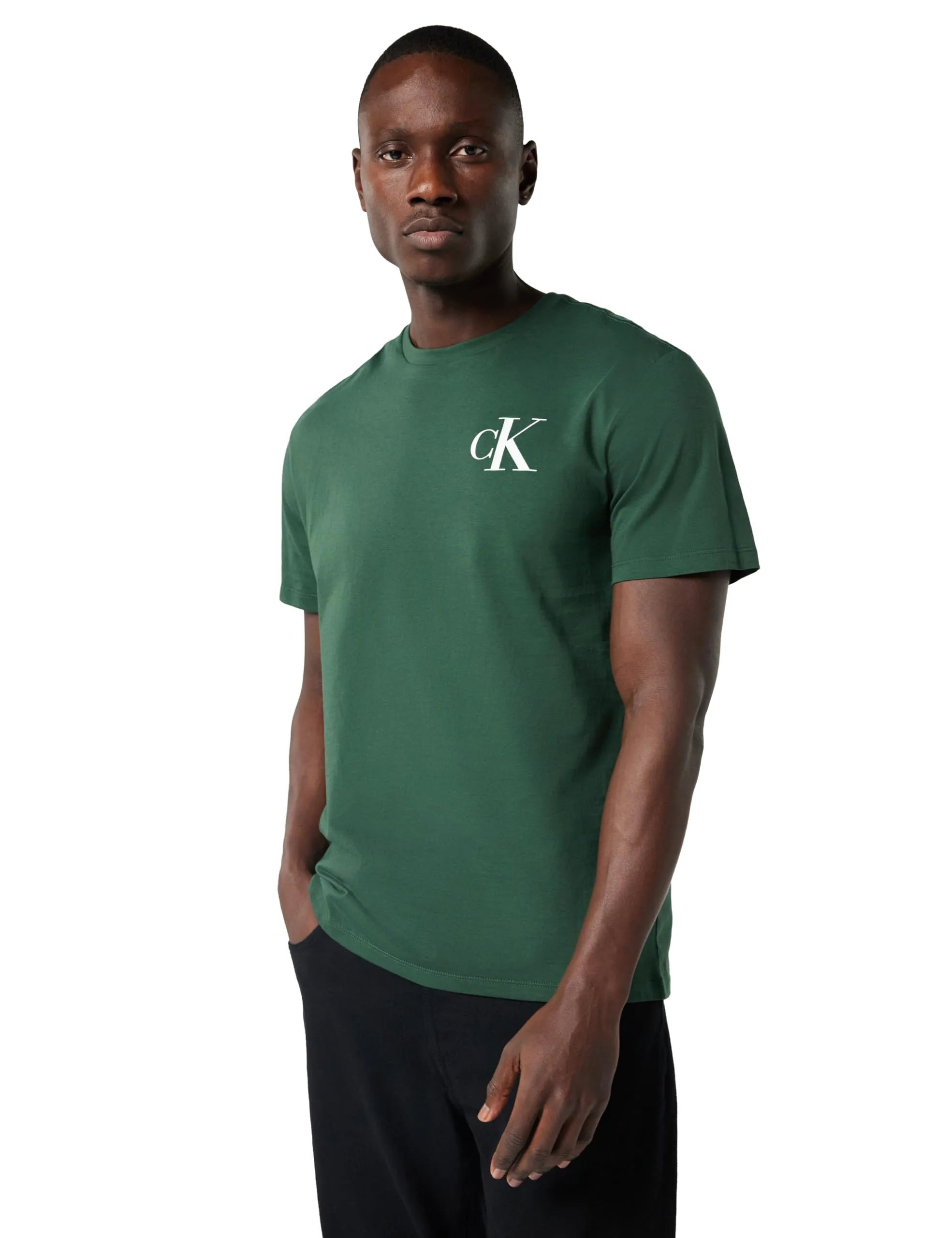 Calvin Klein T-Shirt Logo Petto Sinistro Unisex