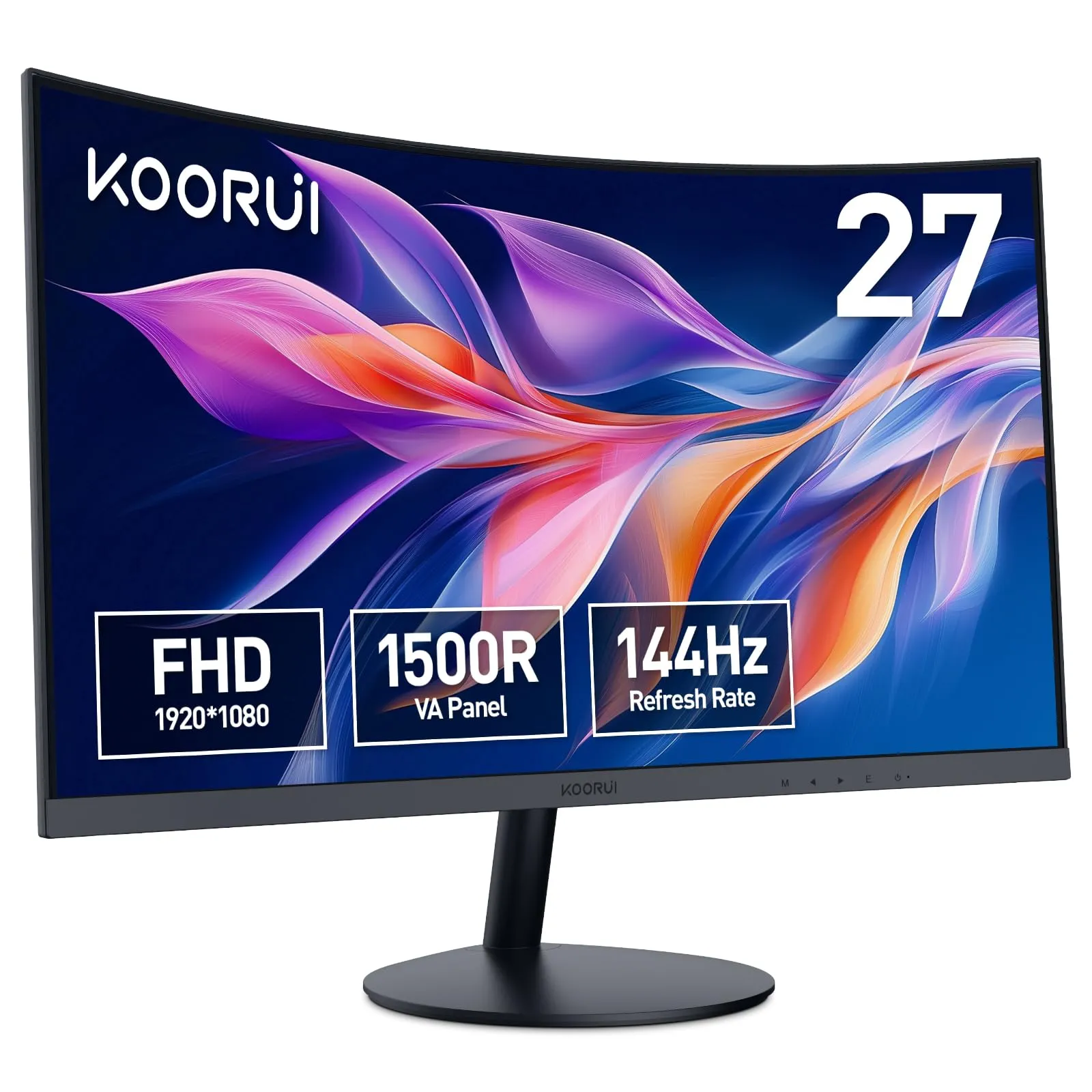 KOORUI Monitor 27 Pollici Curvo FHD 75Hz