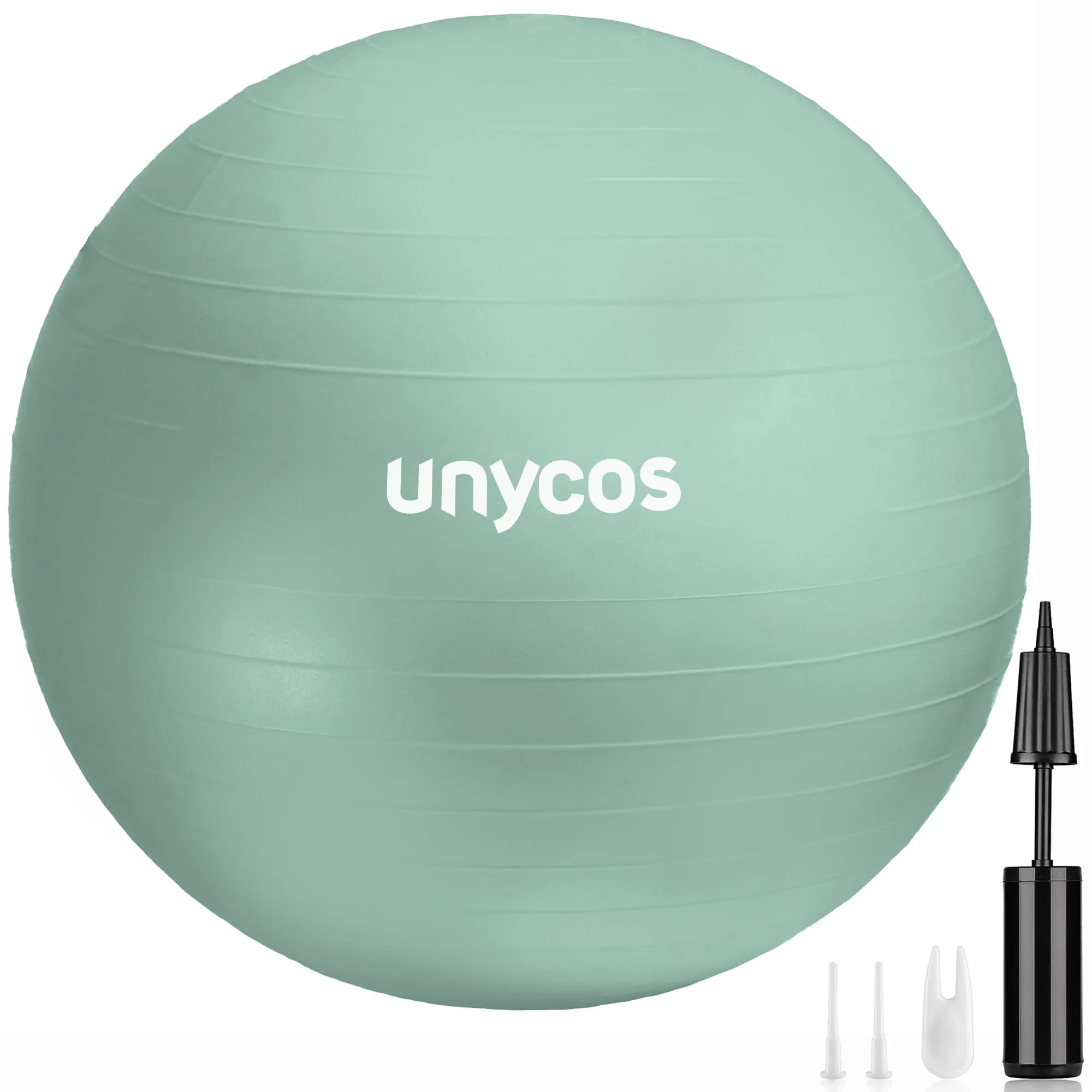 Palla Fitness Antiscivolo Unycos 55 cm - Verde