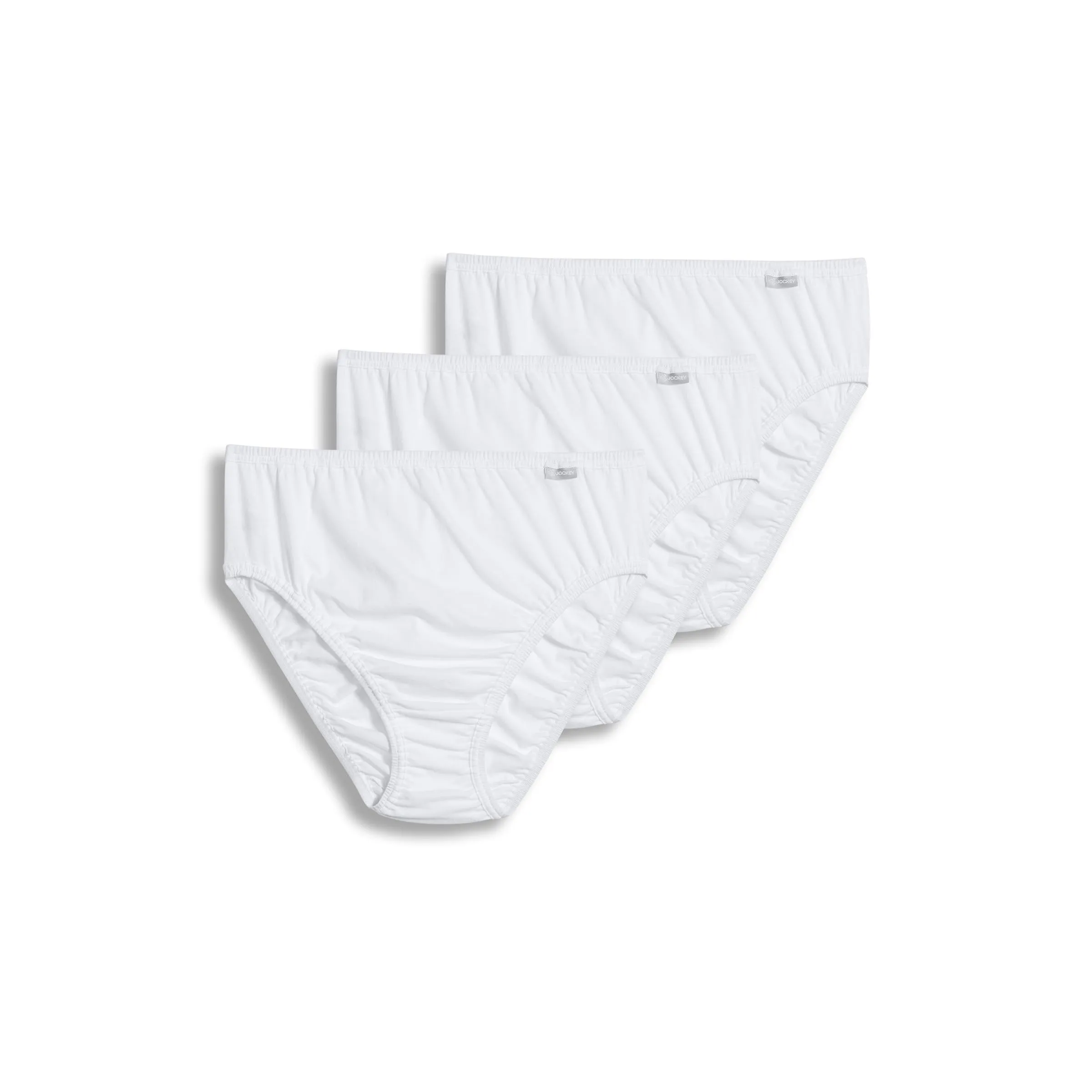 Jockey Plus Size Elance® French Cut 3-Pack - Bianco