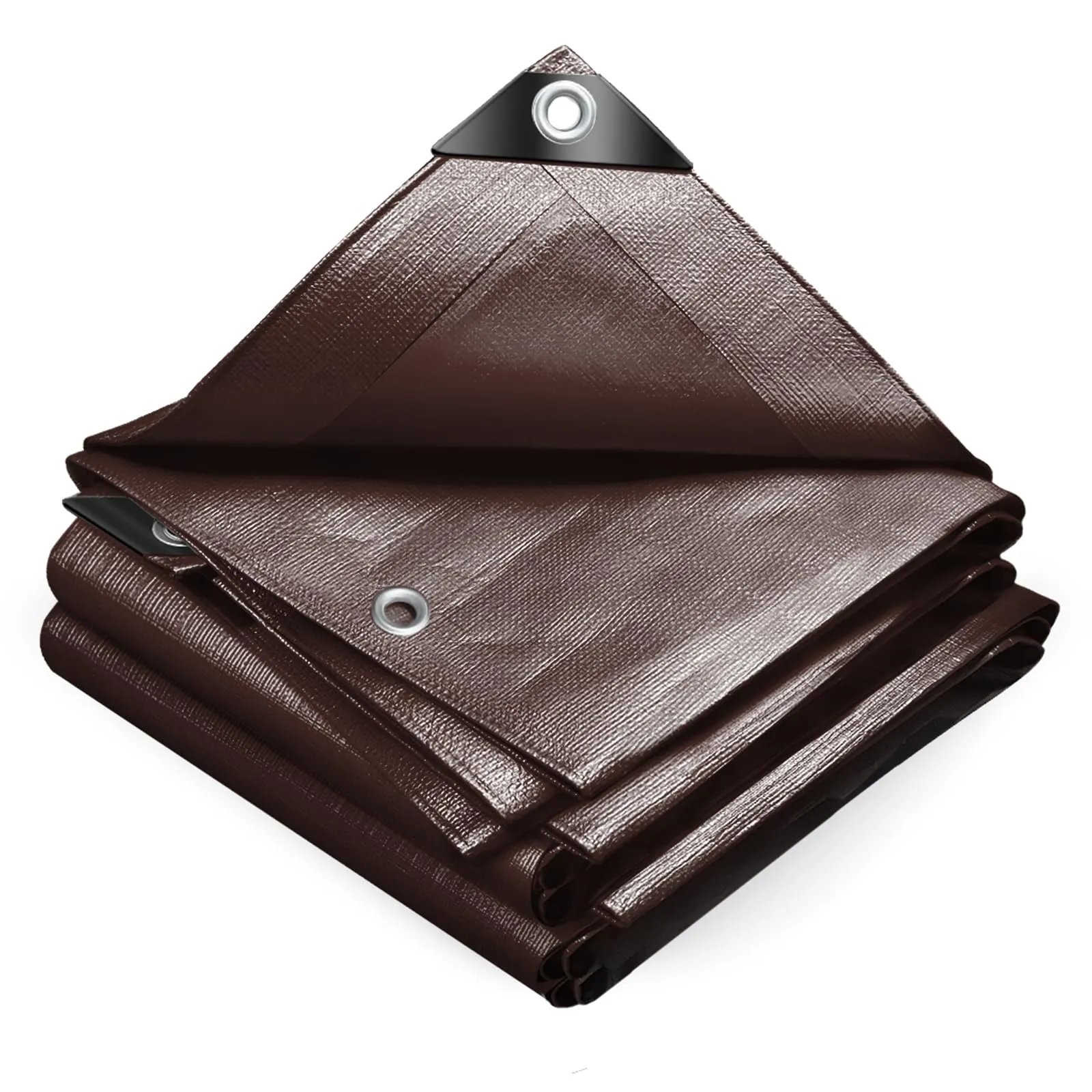Telo Impermeabile Esterno VOUNOT® 3x5m Marrone - Protezione Multiuso Rinforzata