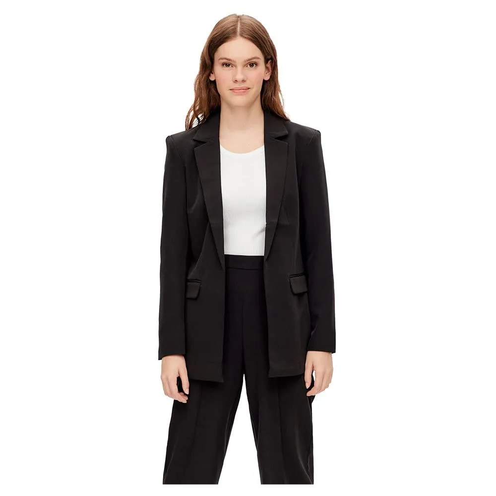 PIECES Pcbozzy Ls Loose Blazer Noos Bc - Blazer da Donna Nero