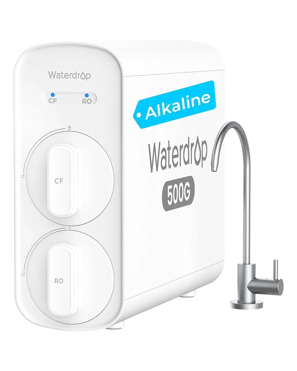 Waterdrop G5P500A Sistema di Filtrazione Acqua ad Osmosi Inversa a pH+ Minerale Alcalino