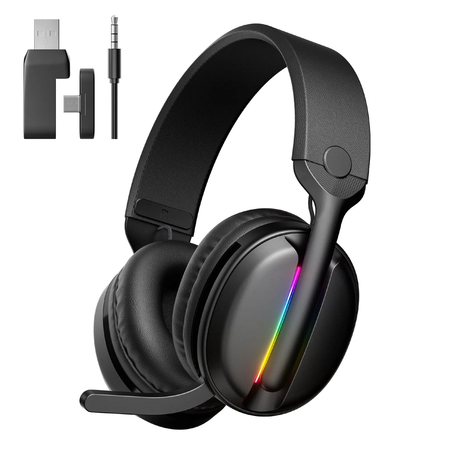 MANKIW Cuffie Gaming Wireless Multimediali