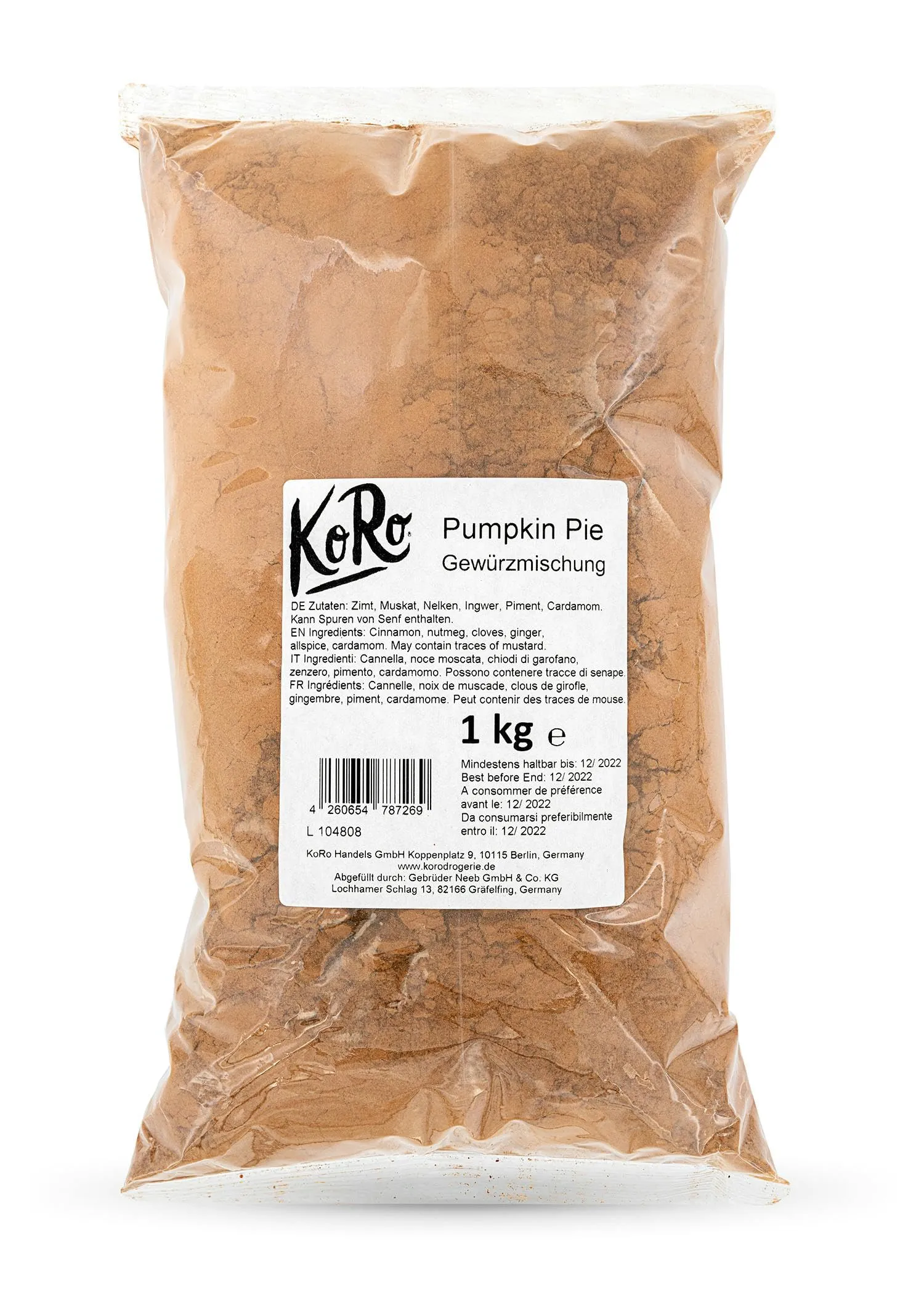 KoRo - Spezie per Pumpkin Spice 1 kg