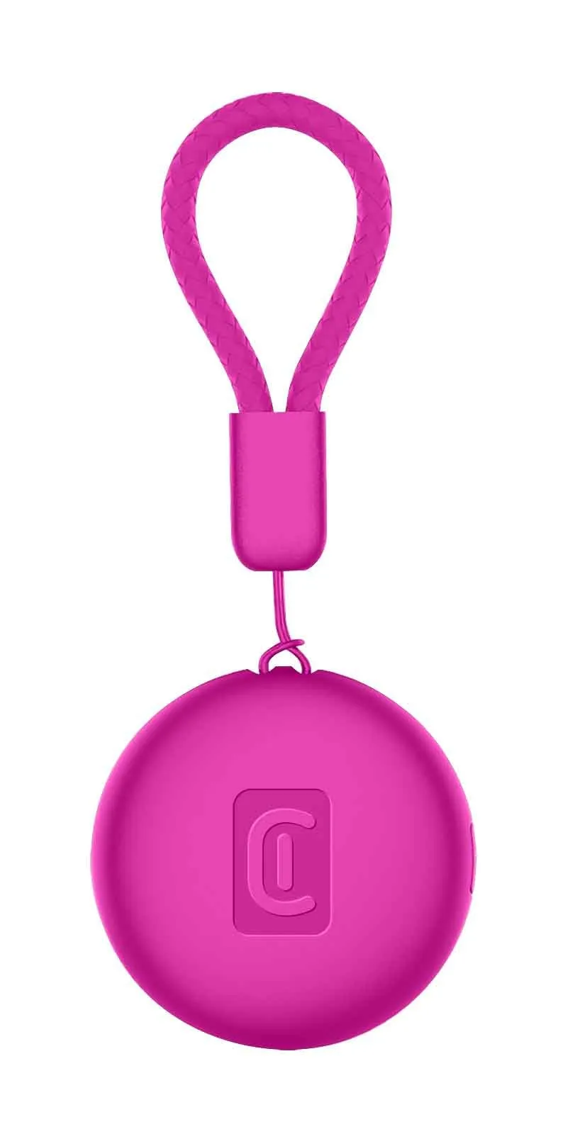 Cellularline TRACY TAG - Trova Oggetti compatibile con Apple iOS Find My - Rosa