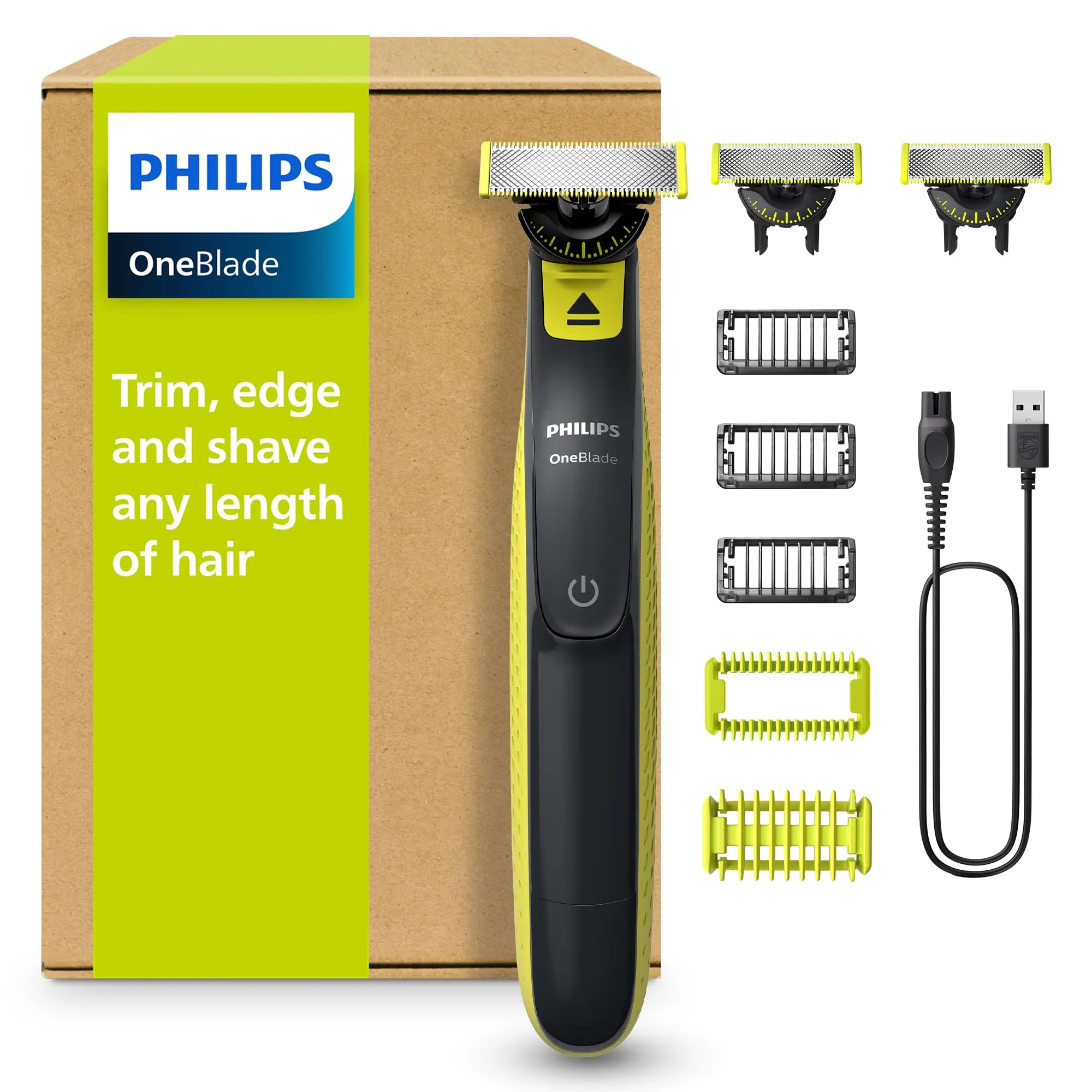 Philips OneBlade 360 Viso + Corpo QP2824/31: Rasoio Elettrico Ibrido