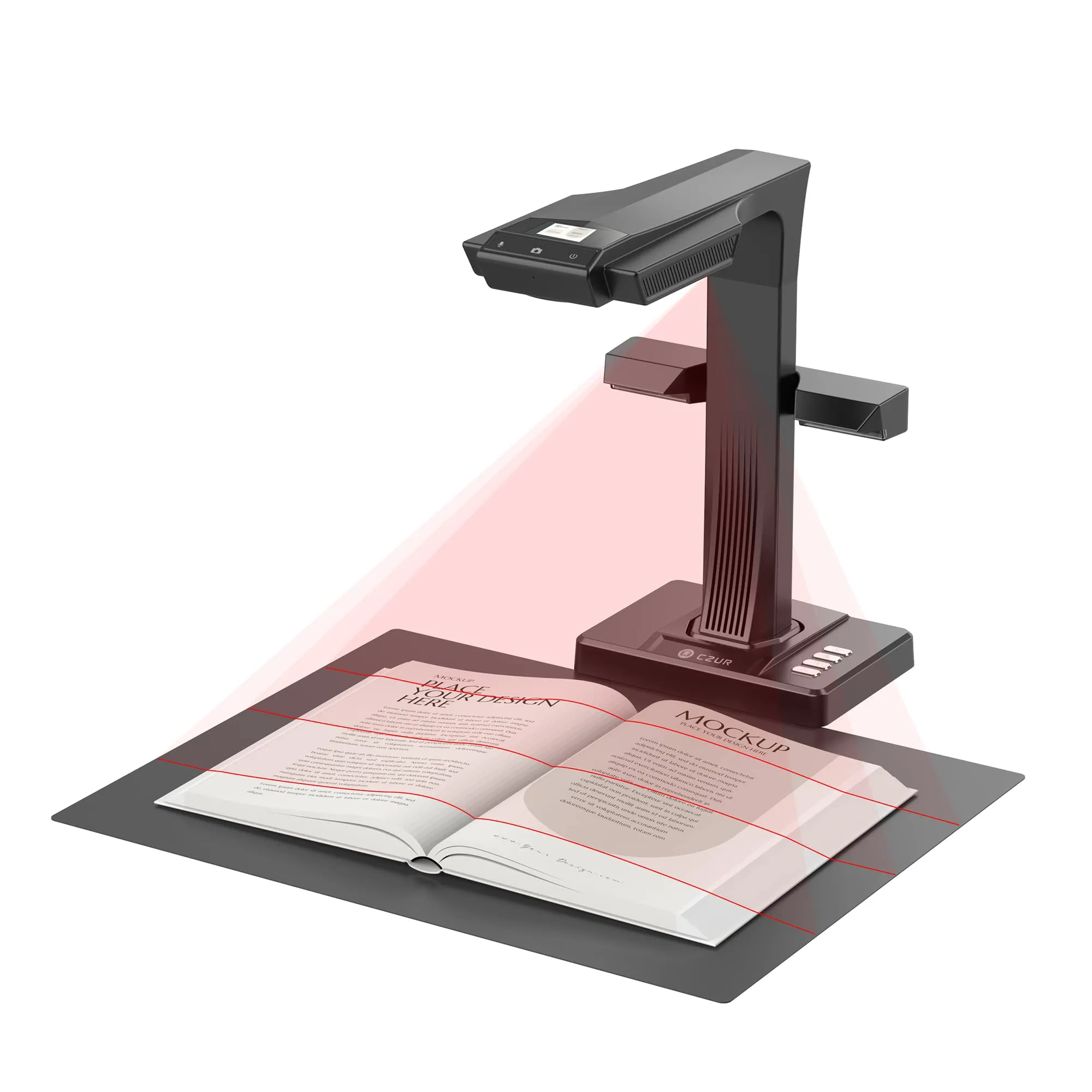 CZUR ET16 Plus Scanner Professionale per Libri A3 con OCR
