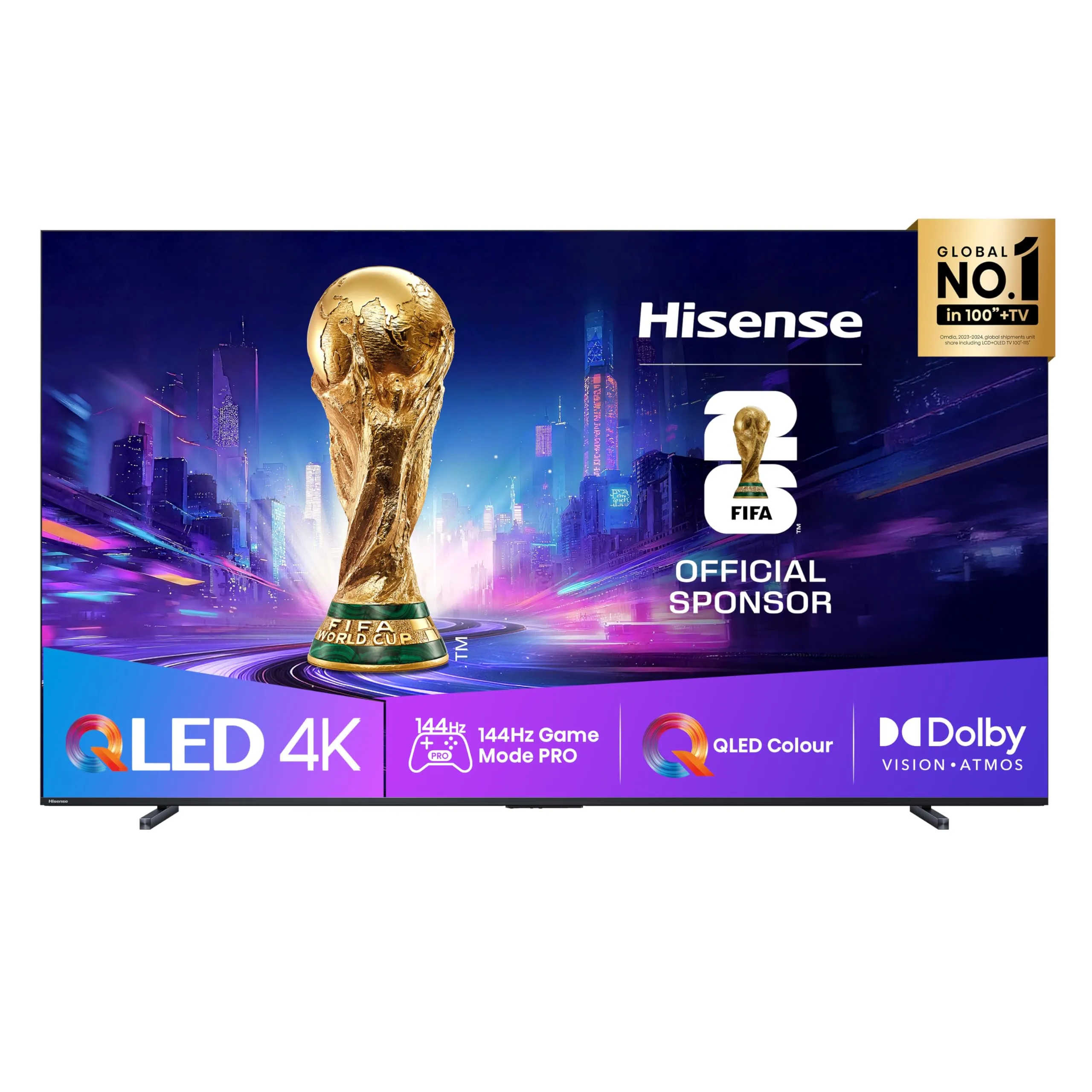 Hisense TV 100" QLED 4K 144Hz 100E7Q PRO