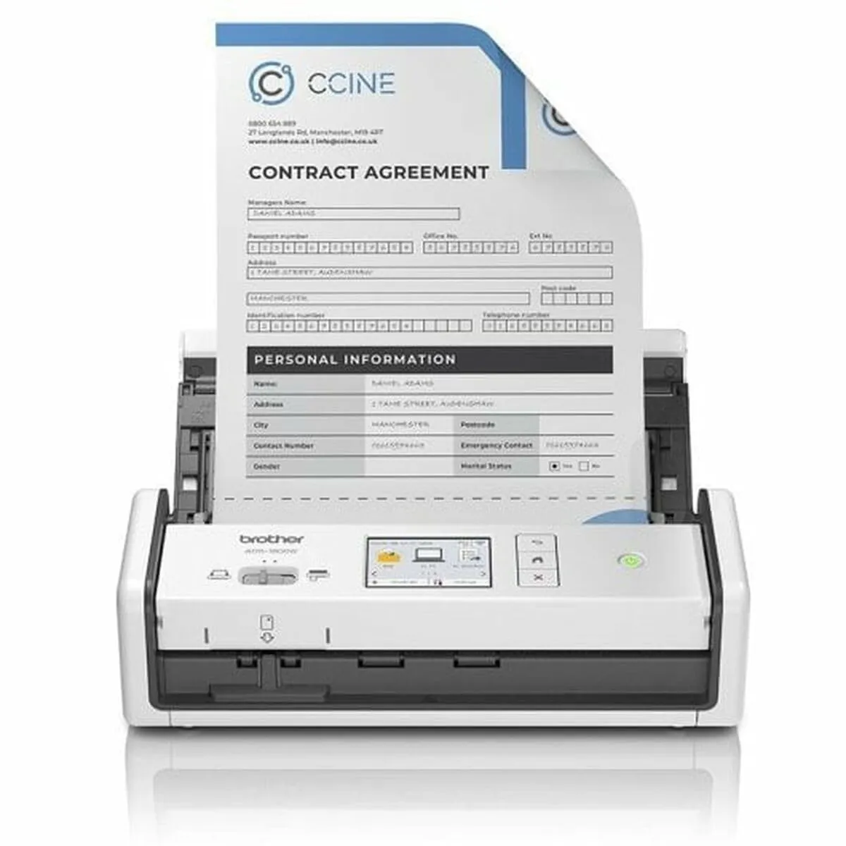 Brother ADS-1800W Scanner per documenti compatto e wireless