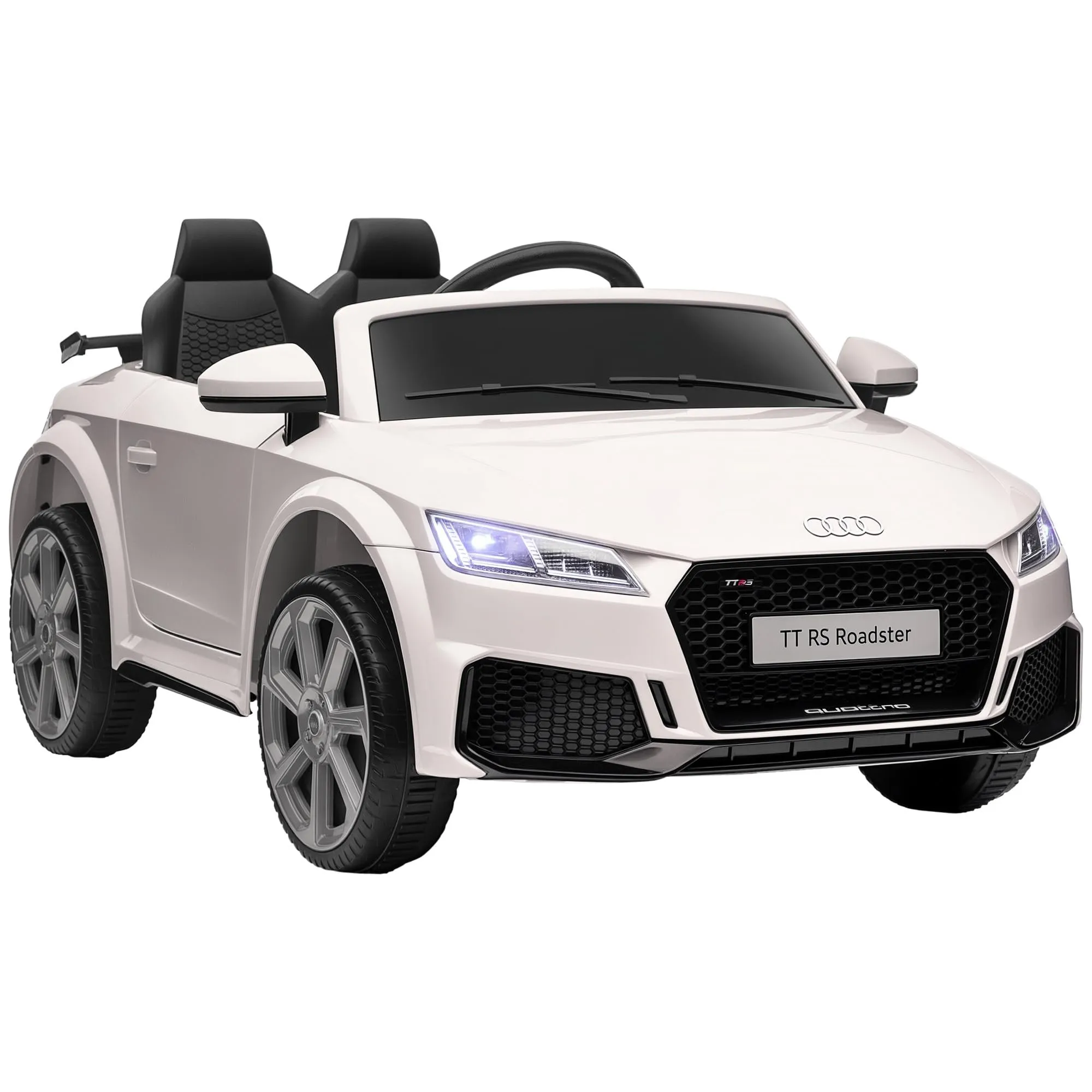 Auto Elettrica per Bambini Audi TT Nera - Esperienza di Guida Realistica e Sicura