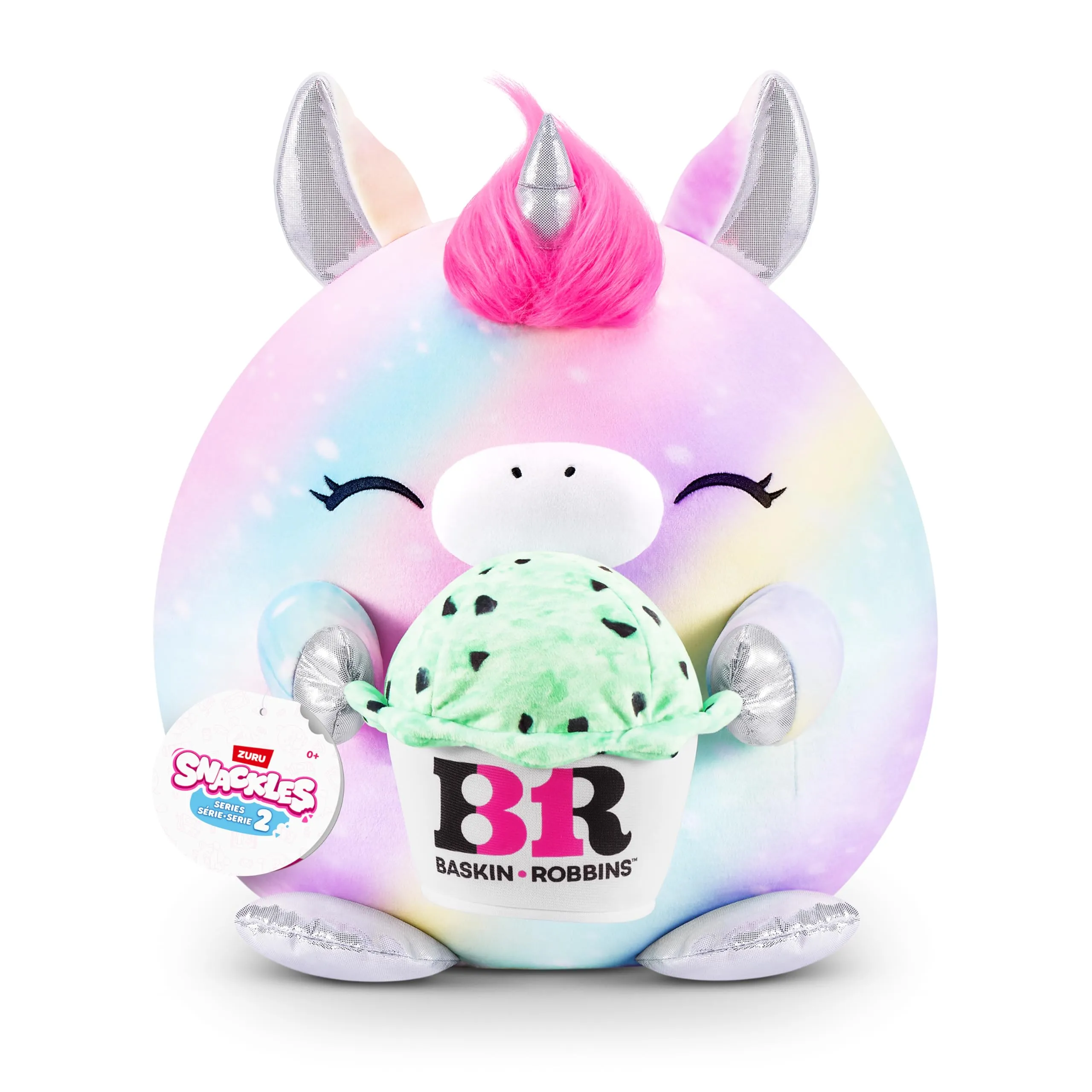 Snackle Serie 2 Shark (Hershey, Cookie n Cream) - Peluche da 20 cm ZURU