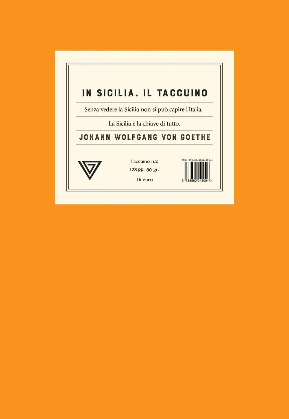 In Sicilia. Il taccuino