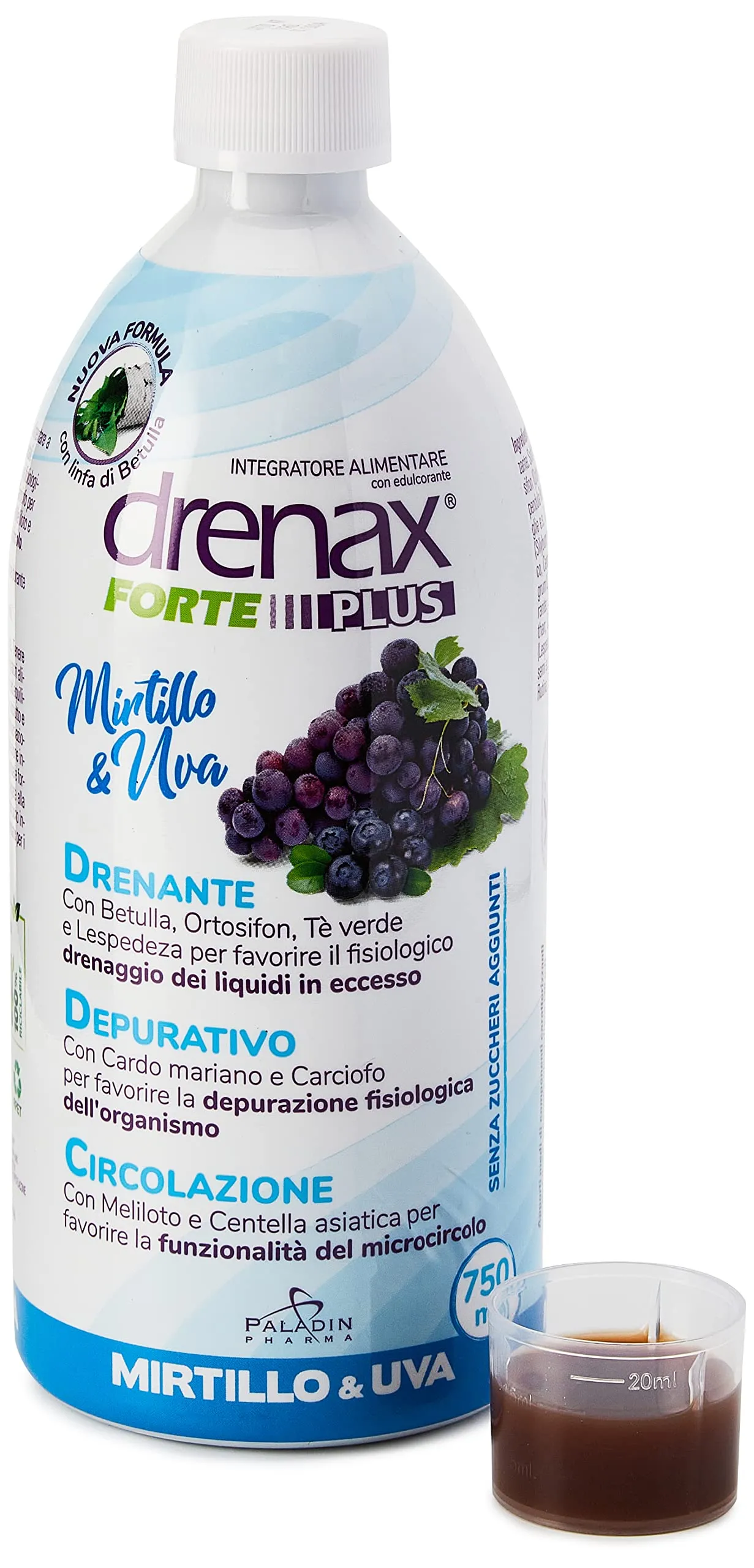Drenax Forte Plus Mirtillo e Uva 750ml