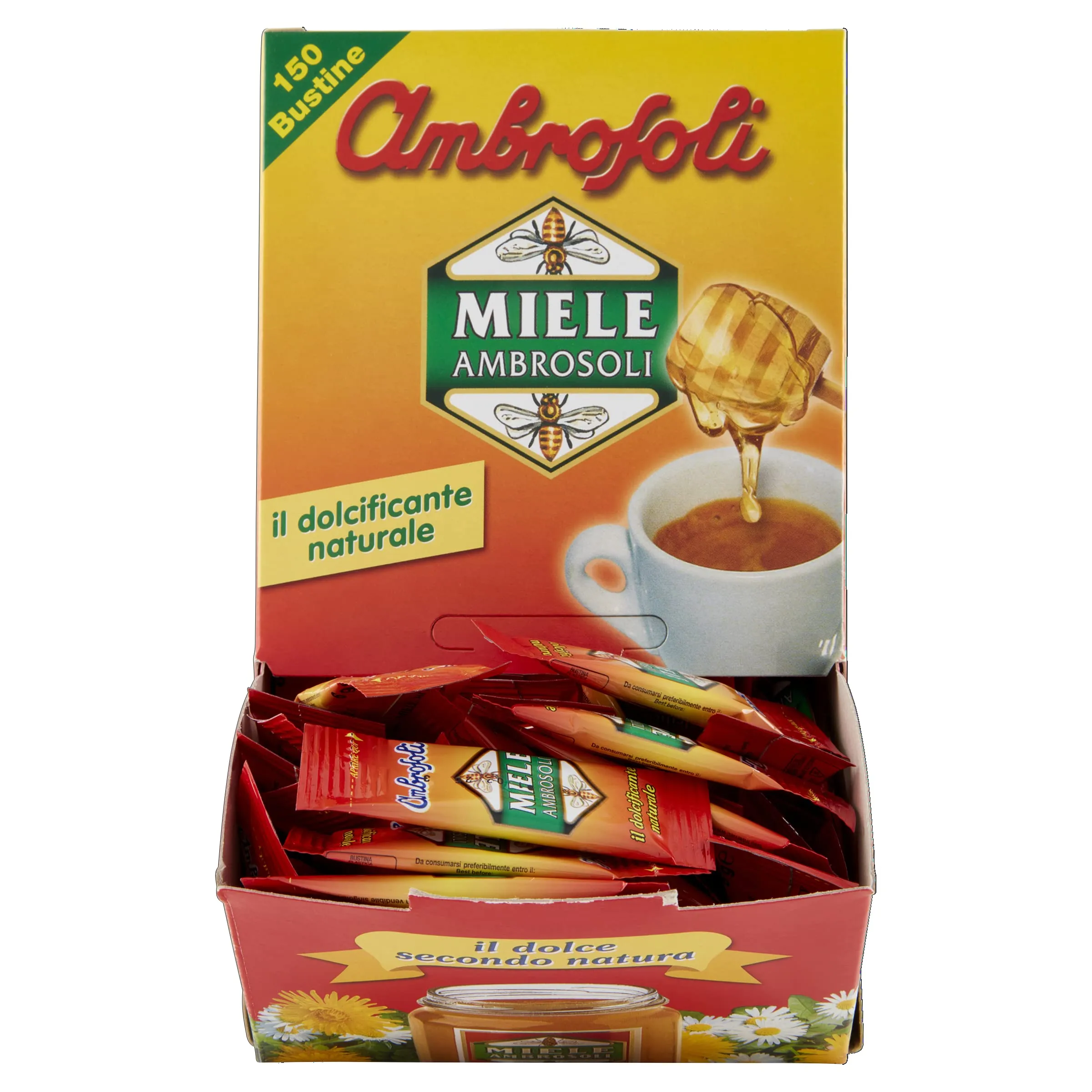 Ambrosoli Espositore 100 Bustine Miele di Fiori gr.16,11