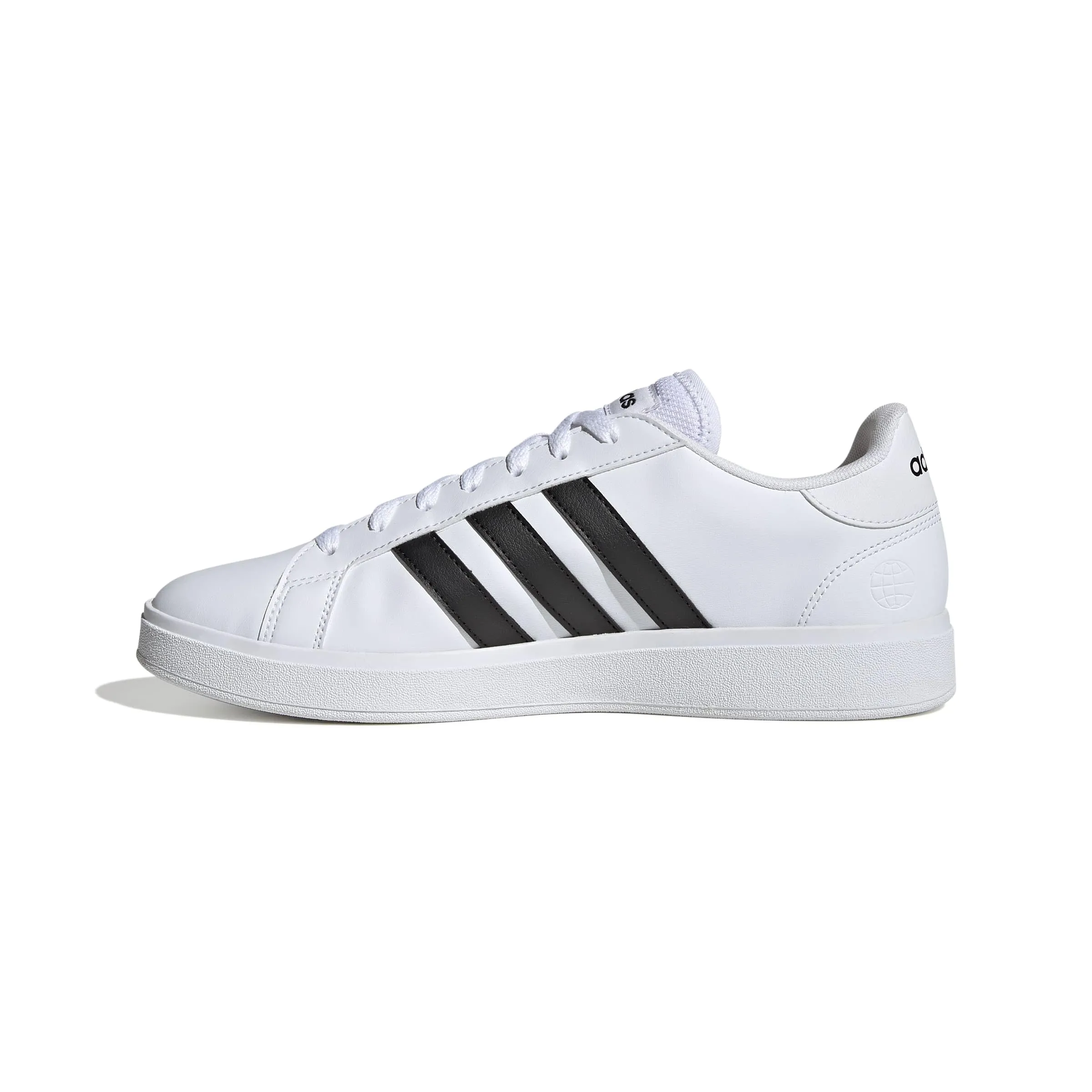 Adidas Grand Court TD Lifestyle Scarpe Casual Uomo, Bianco Nuvola/Nero Core/Bianco Nuvola