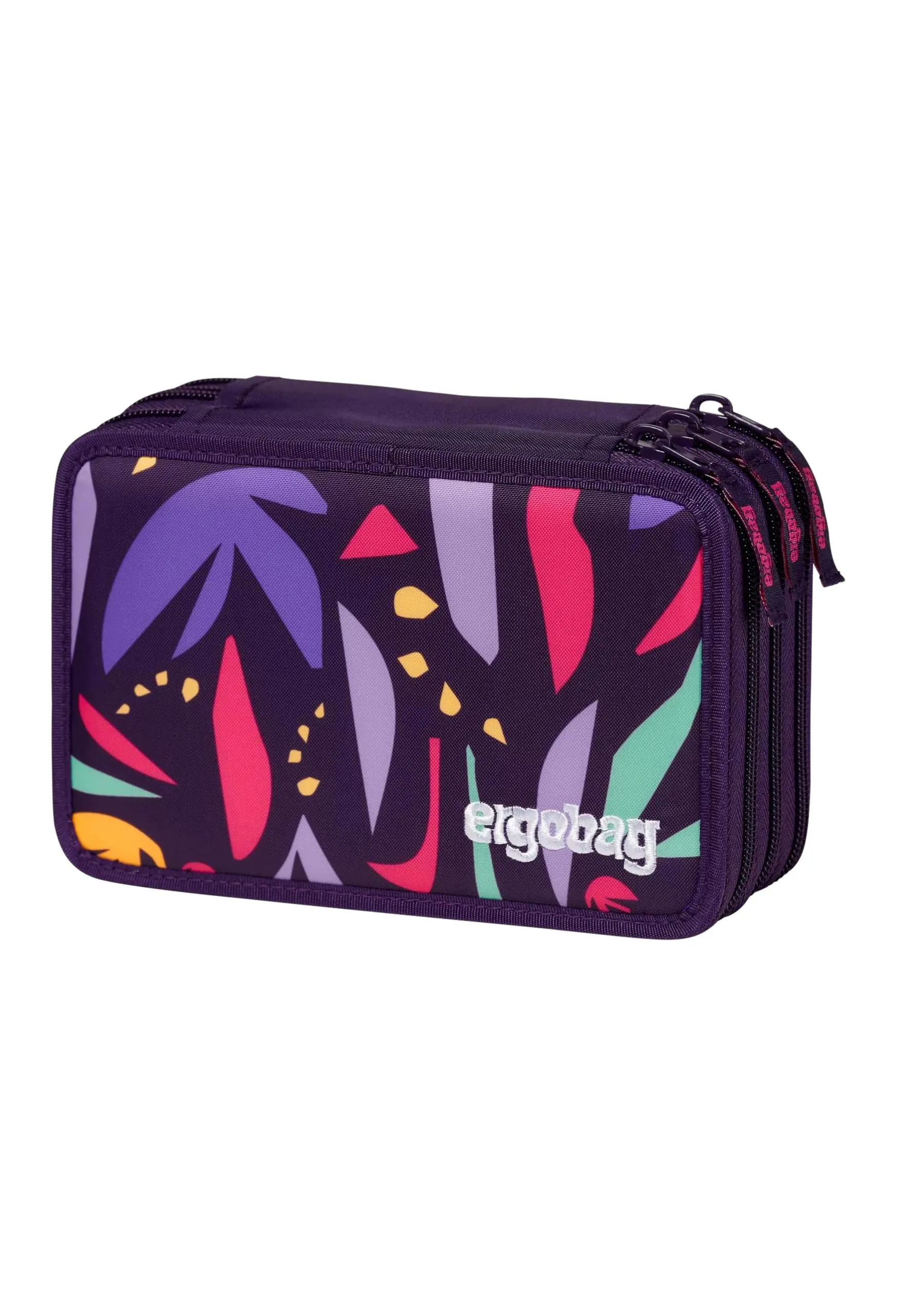 Ergobag Astuccio Maxi JungleBear Lilla - Set Completo 40 Pezzi