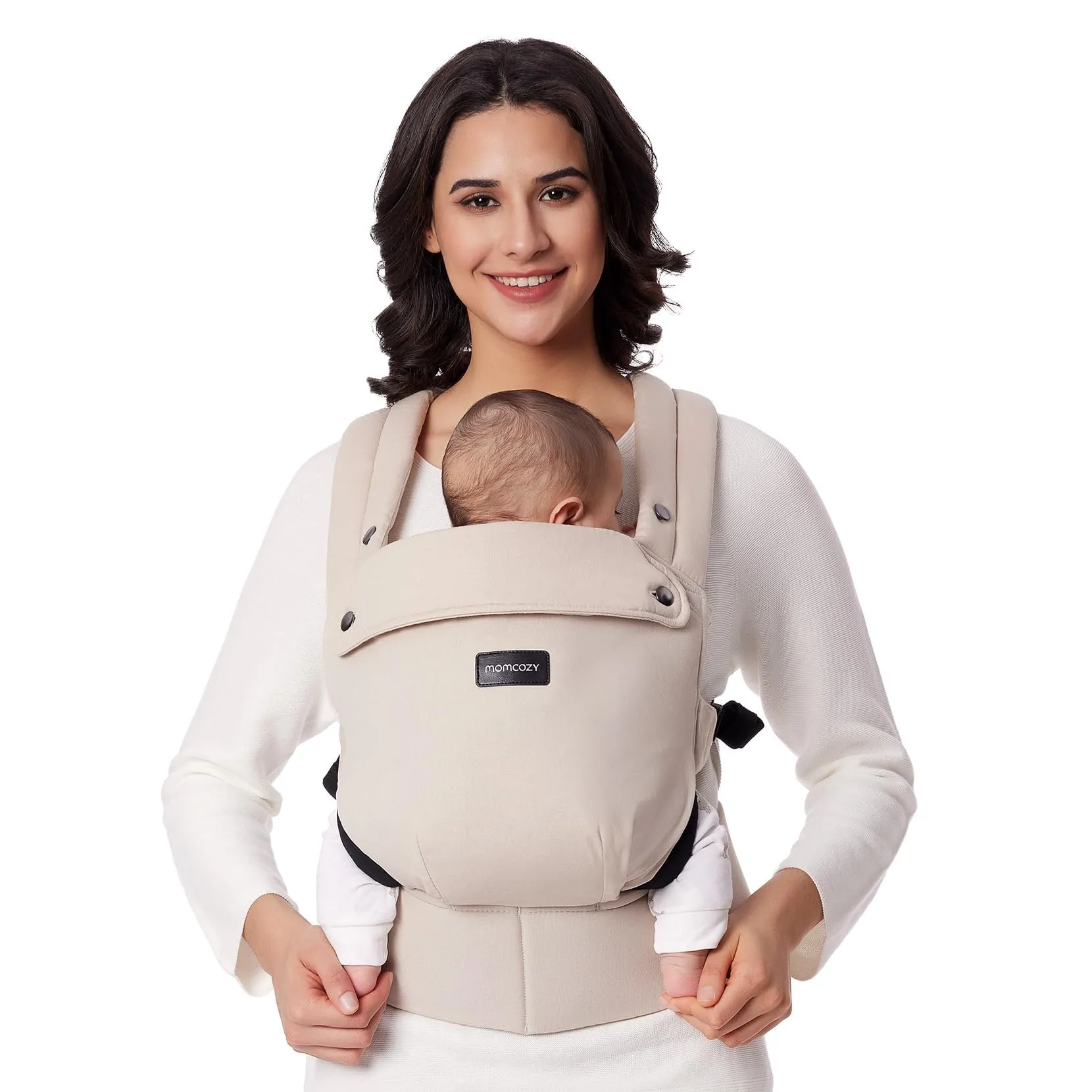 Marsupio Ergonomico Momcozy Kaki - Comfort e Libertà per Genitori e Bambini