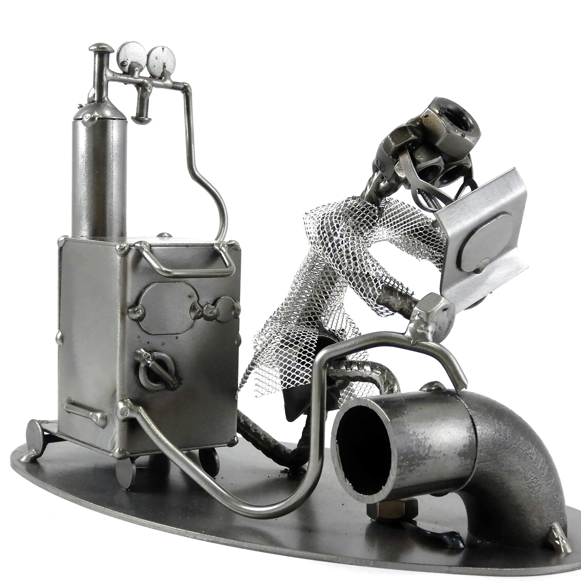 Saldatore Metalmeccanico in Metallo Artigianale - Idea Regalo Originale Made in Italy