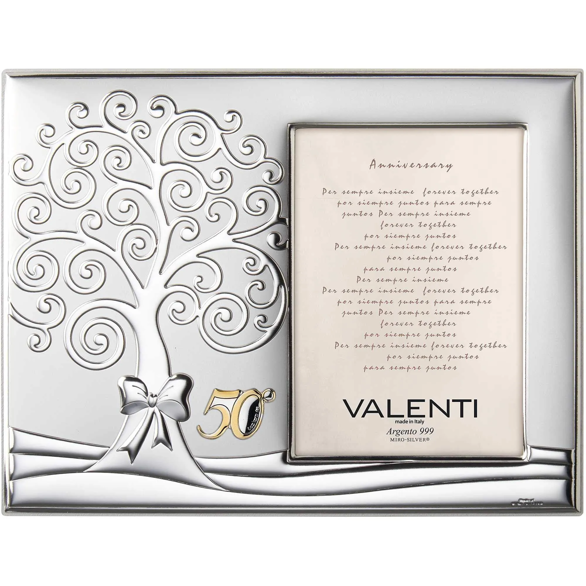 Cornice Portafoto Valenti Argenti in Argento 925% Stile Casual Moderno