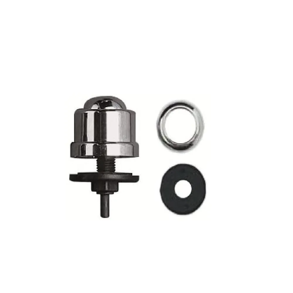 Its Todini - Pulsante ad Aria per Batteria del Bagno – Meccanismo di Scarico Unibox in PVC Cromato