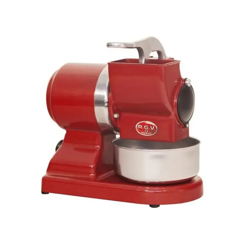 RGV Robusta Grattugia Elettrica Alluminio Rosso, Acciaio Inox