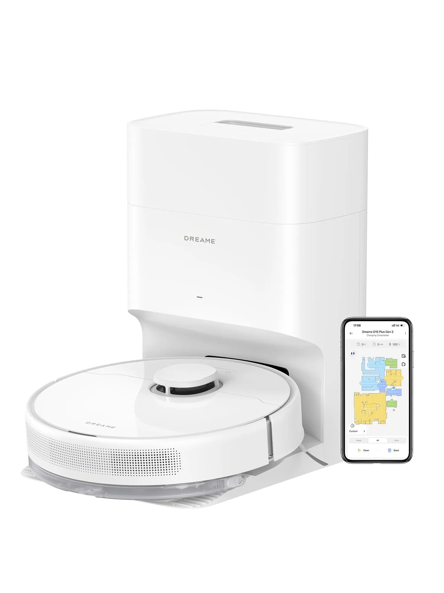 Dreame D10 Plus Gen 2 Robot Aspirapolvere Lavapavimenti