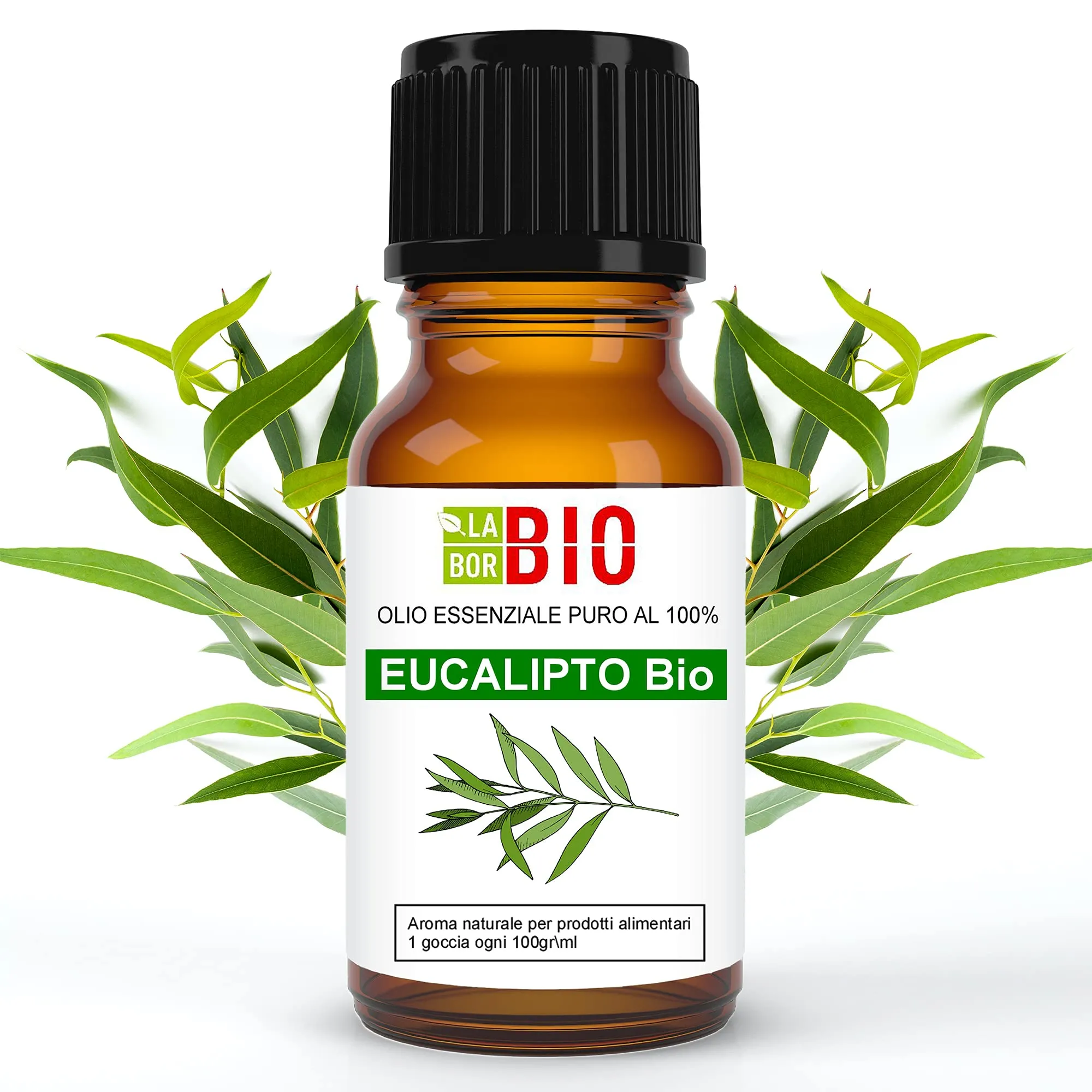Eucalipto Bio Olio Essenziale 100% Puro - Laborbio