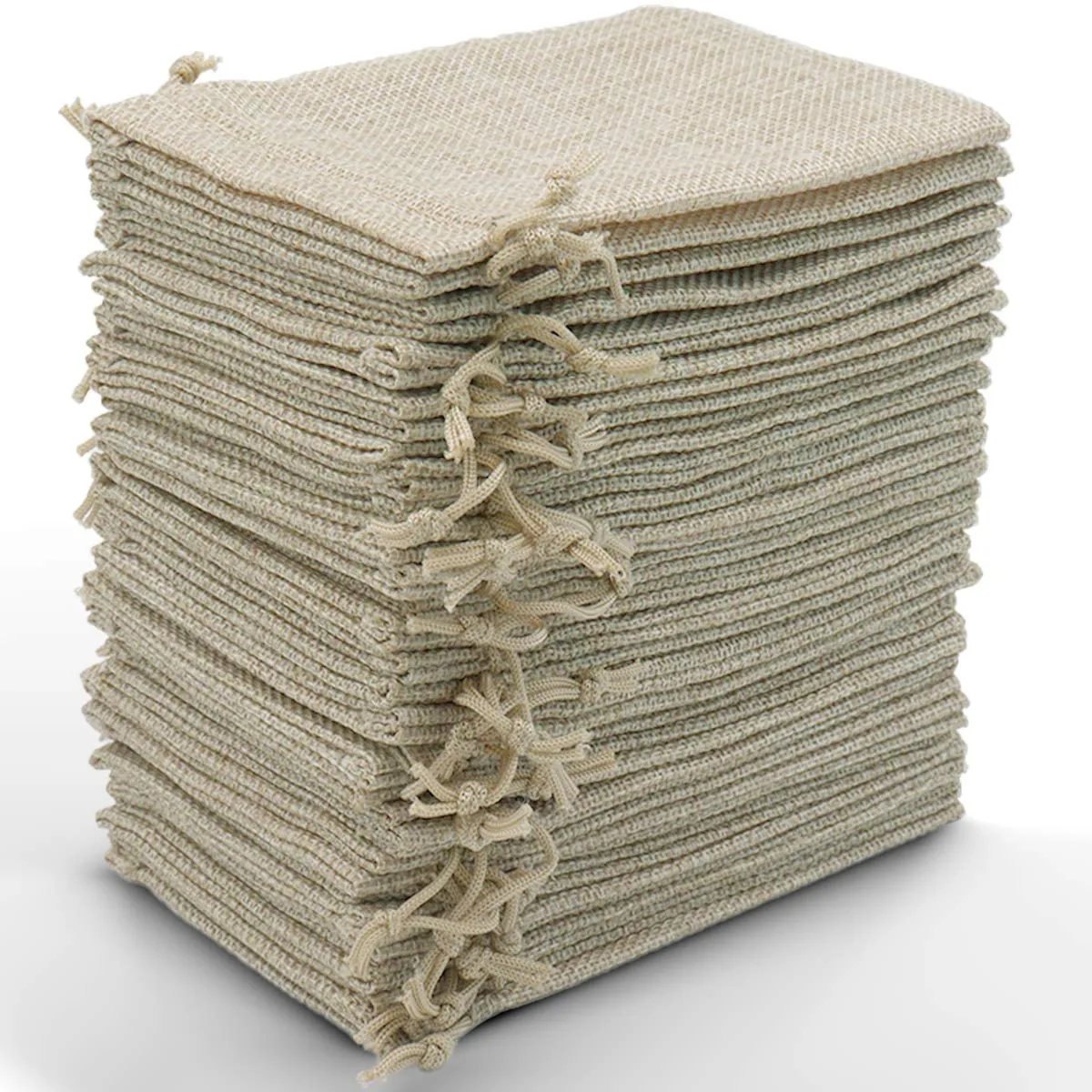 Sacchetti Regalo di Iuta Leeyunbee 10x15cm - 30 Pezzi