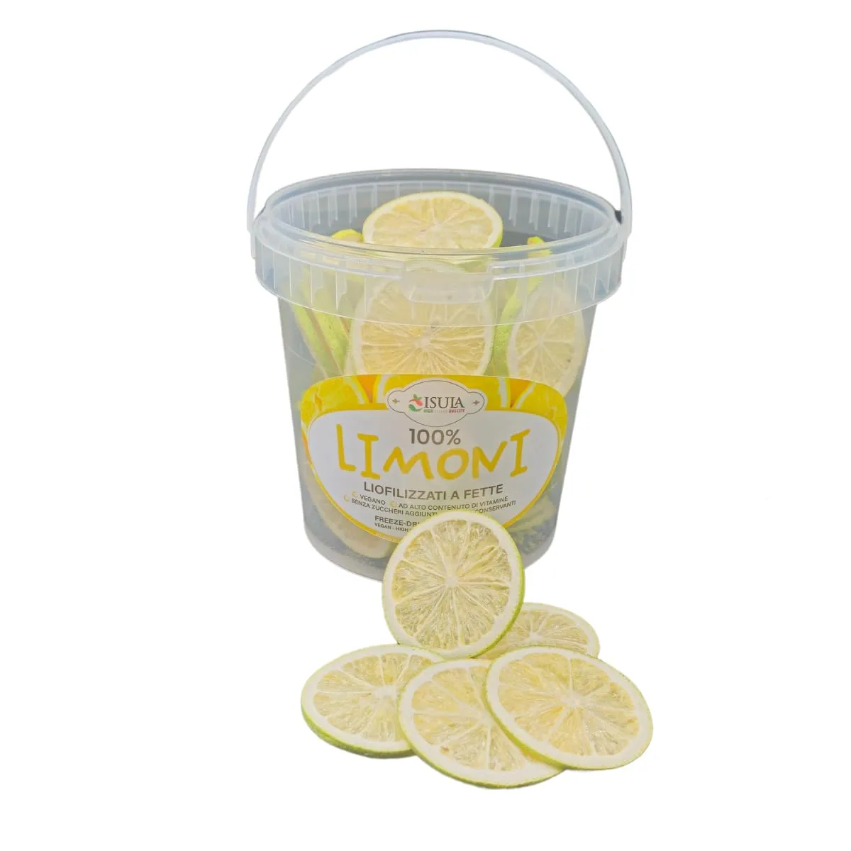 Limoni Freschi Liofilizzati 100% Italiani per Cocktail e Pasticceria