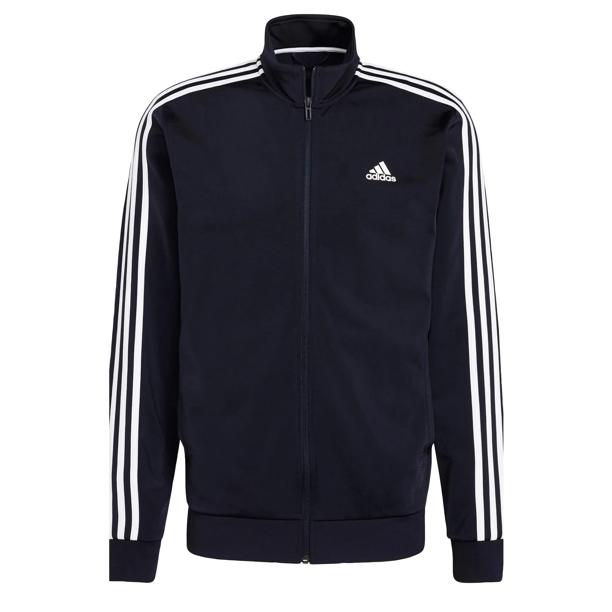 Giacca da Allenamento Adidas Essentials Warm-Up 3-Stripes Uomo, Legend Ink/White
