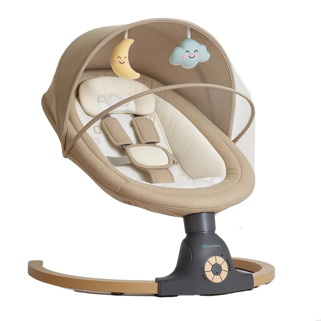 Bebé2Luxe Ava Dondolo Elettrico Beige