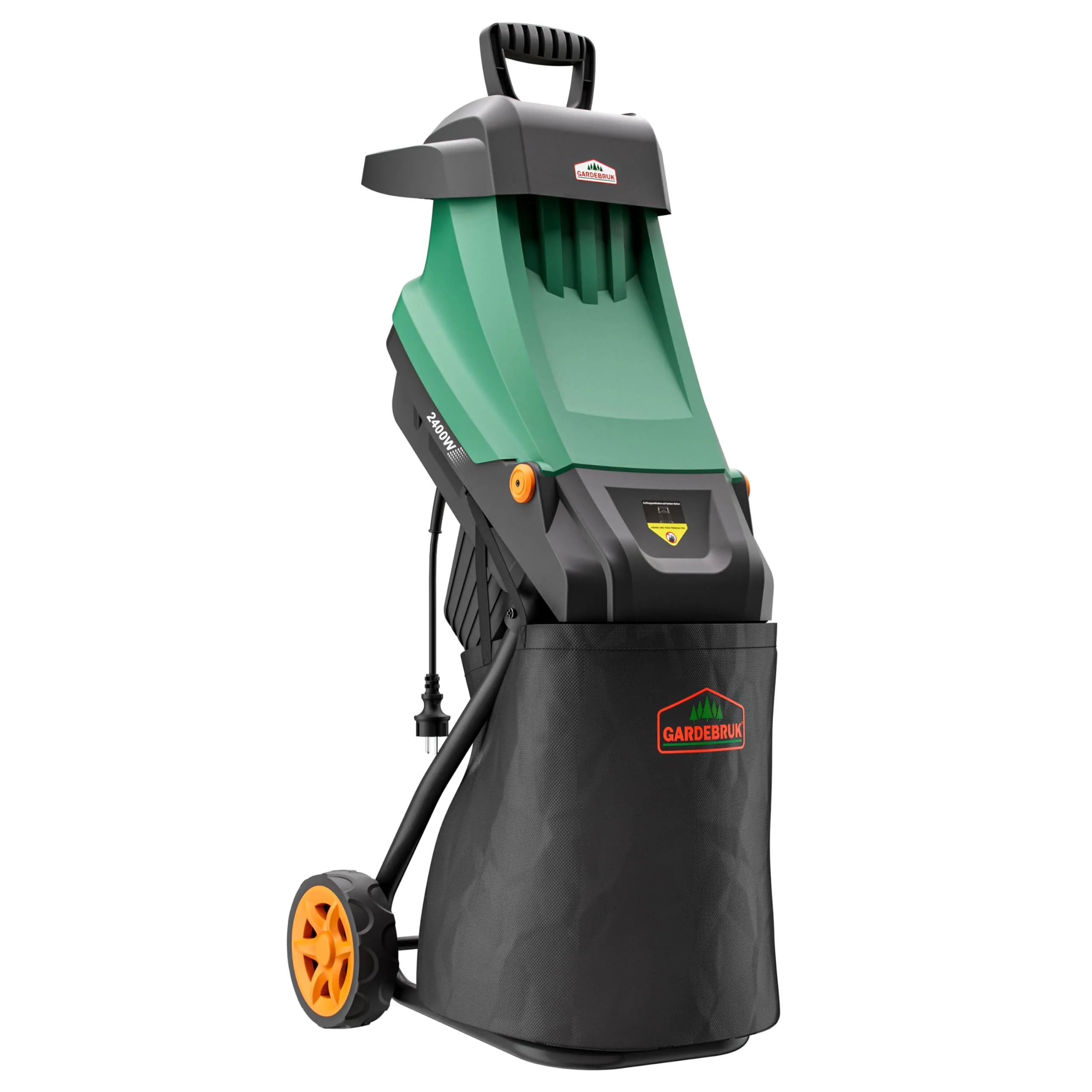 Gardebruk® Biotrituratore Elettrico 3100W con 2 Sacchi di Raccolta da 50L