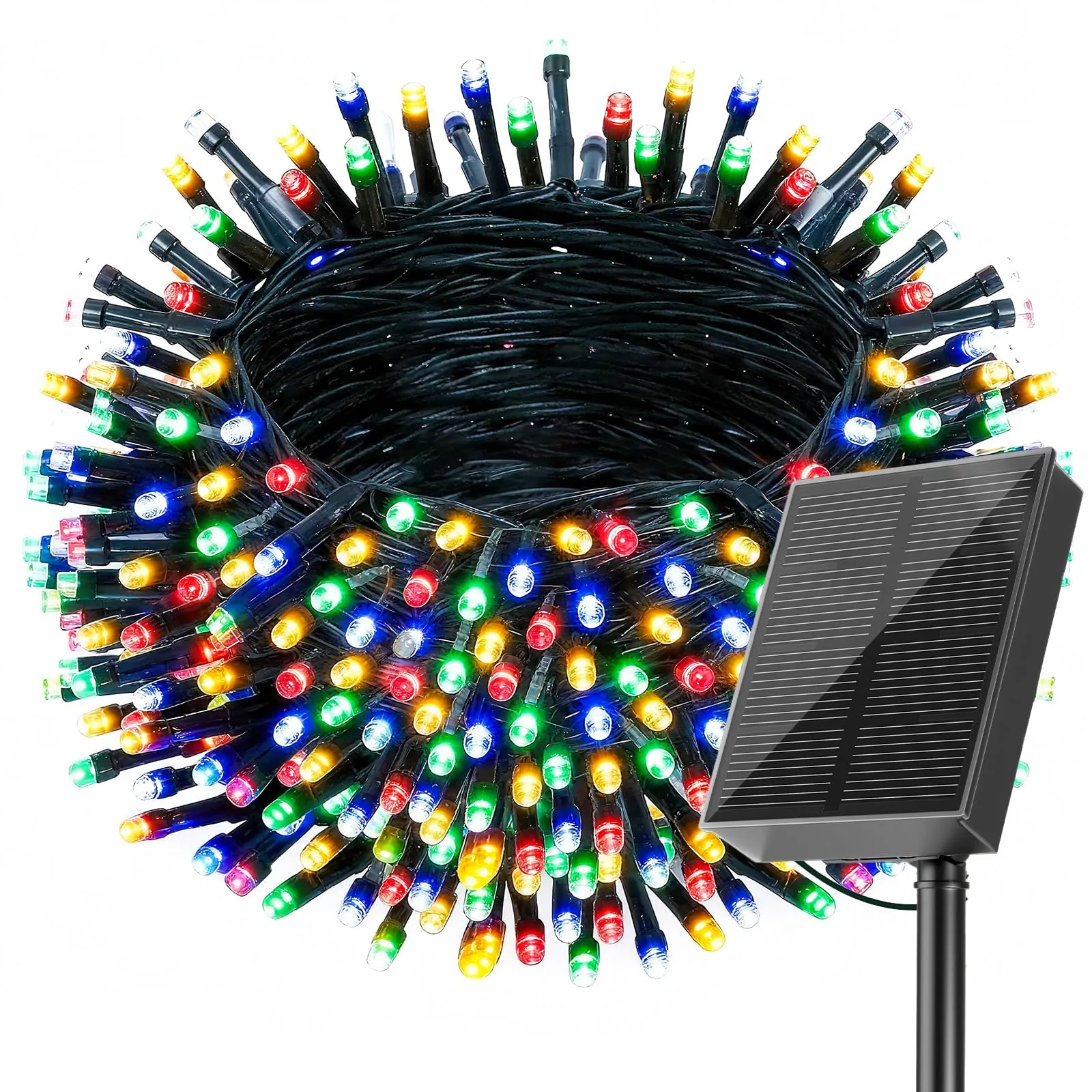 SOLARBABY Catena Luci Solari Esterno 20m 200 LED 8 Modalità