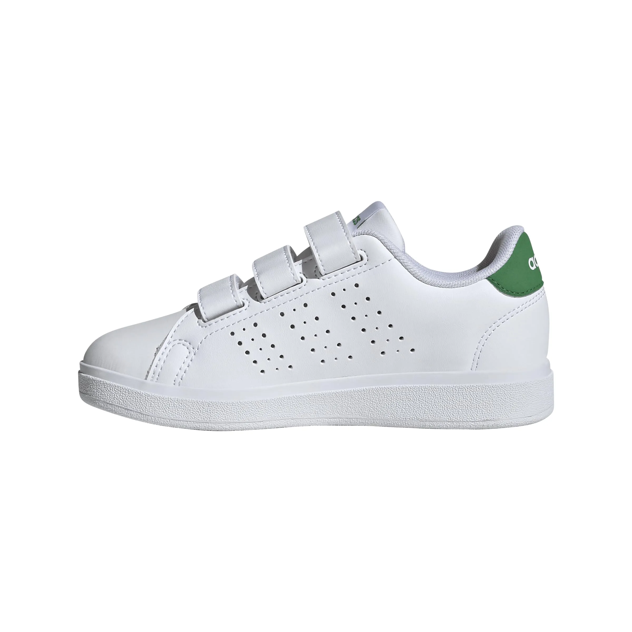 Adidas Advantage Base 2.0 Scarpe Junior - Bianco/Verde