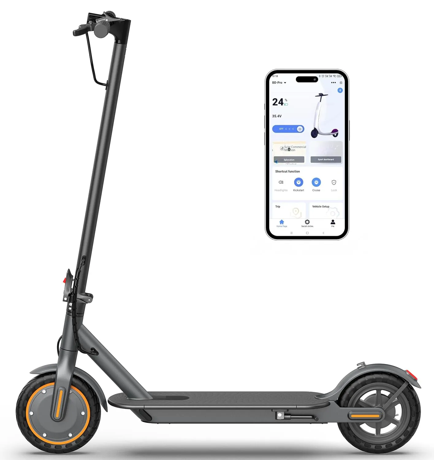 Riceel R30 Monopattino Elettrico con Freccia Direzionale