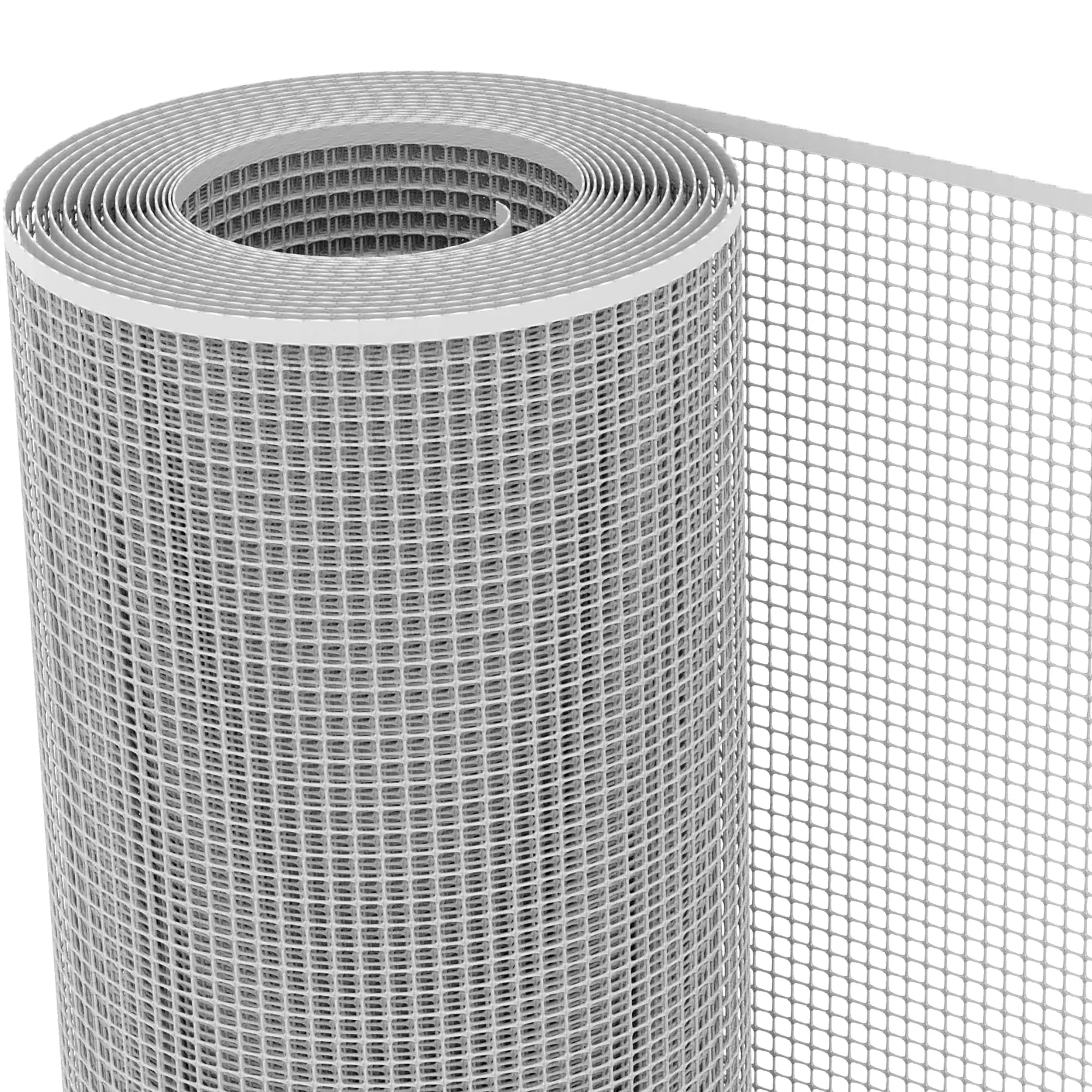 TENAX Quadra 10 Argento - Rete Protettiva in Plastica per Balconi e Terrazze
