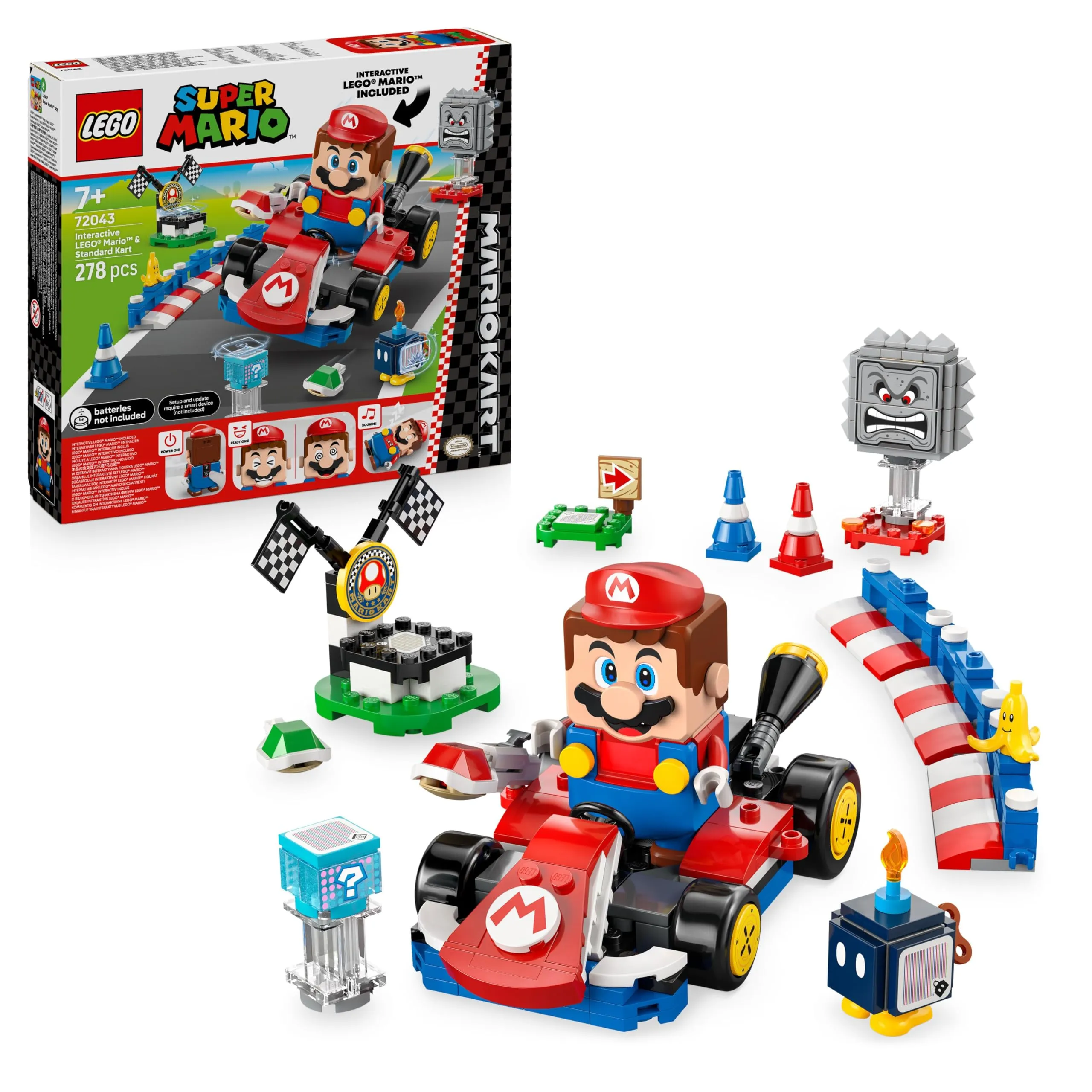 LEGO Mario Kart - Interattivo e Kart Standard - Percorso di Gara
