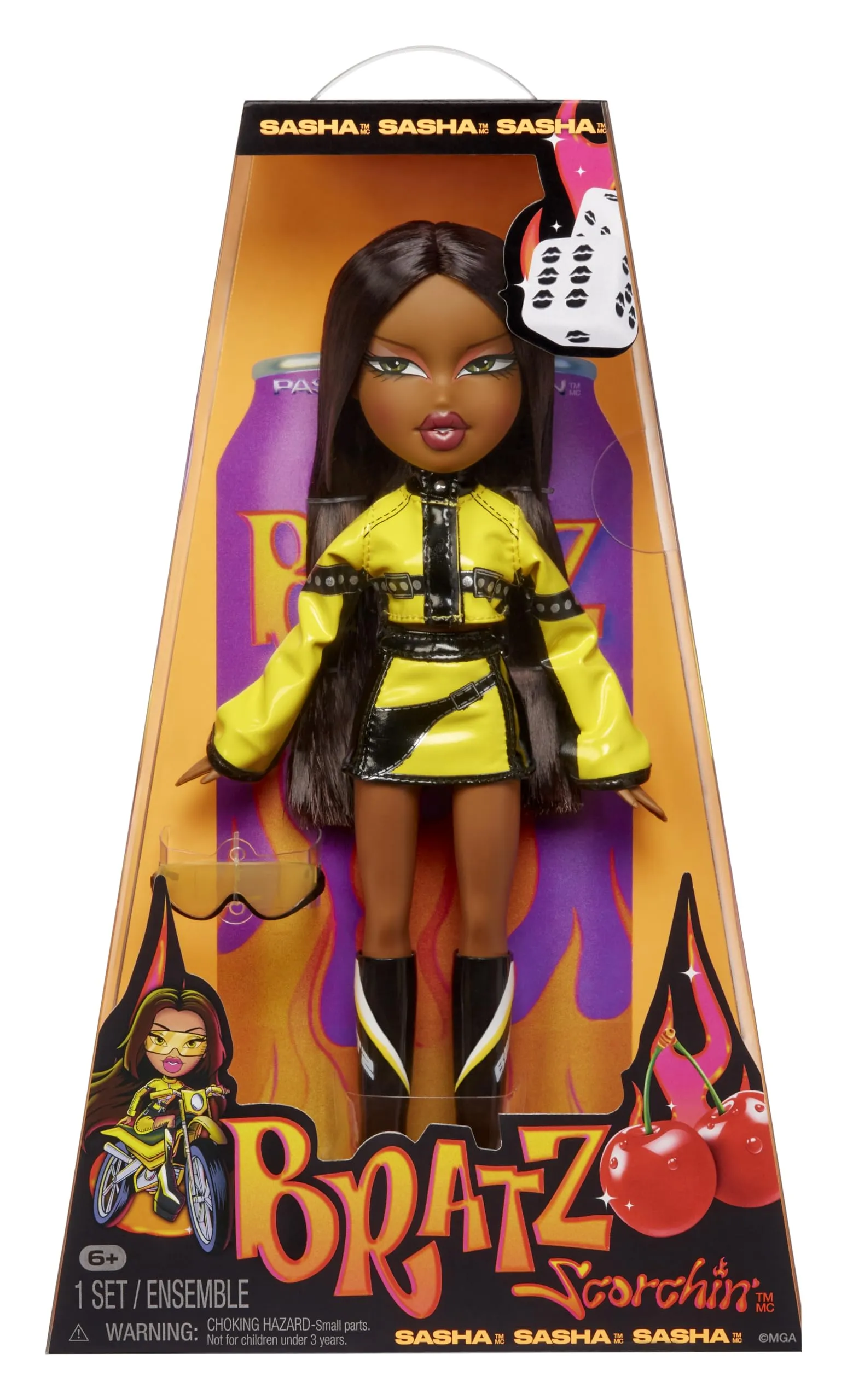 Bratz Scorchin' Sasha Bambola Fashion con Accessori