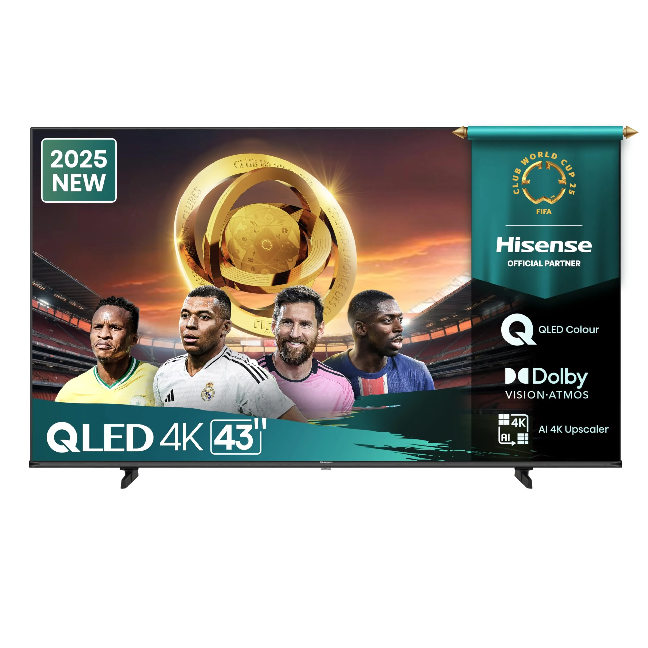 Hisense 43E7Q: Smart TV QLED 4K Ultra HD da 43 pollici