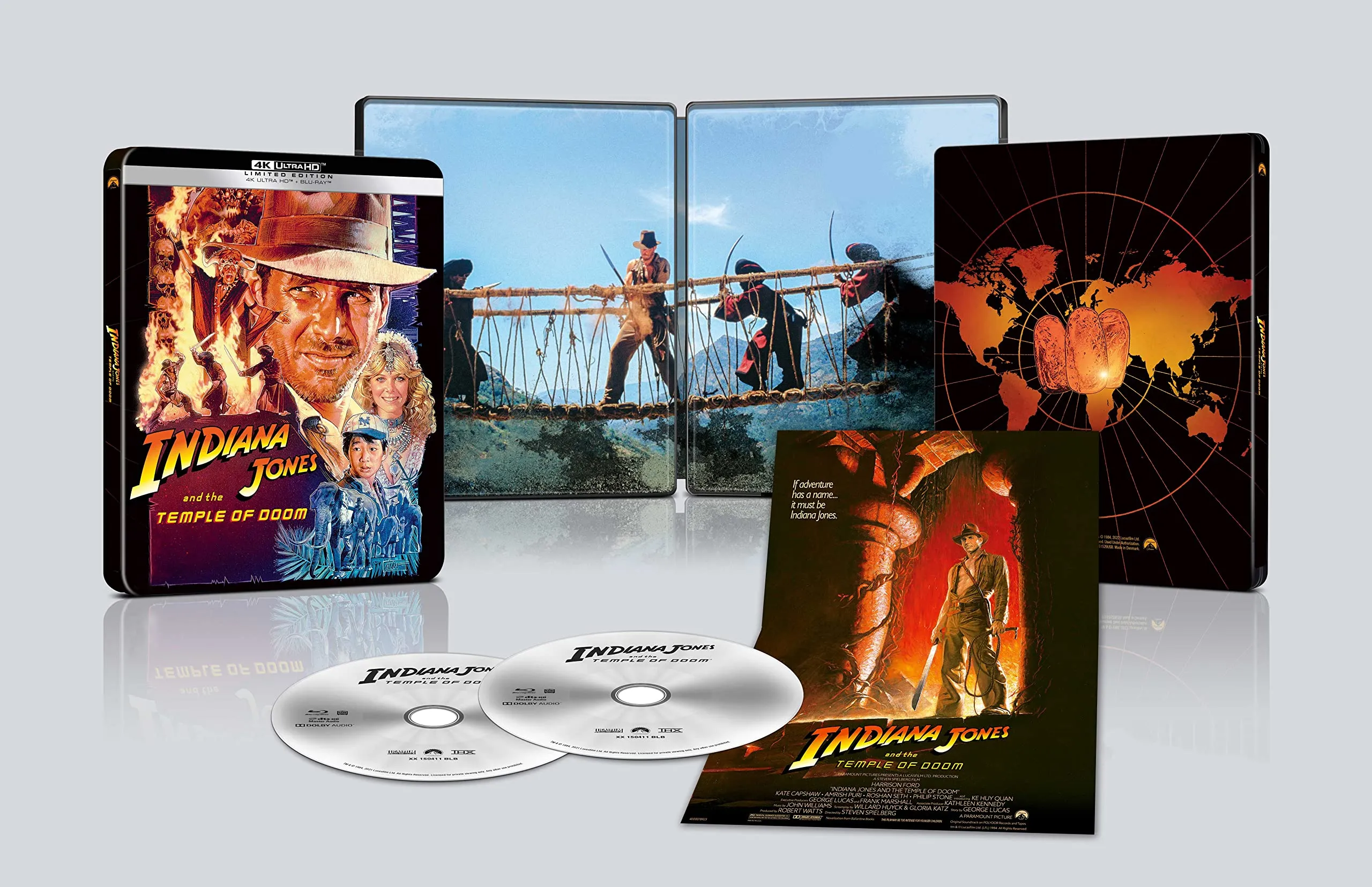 Indiana Jones e il Tempio Maledetto (Steelbook 4K UHD + Blu-ray)