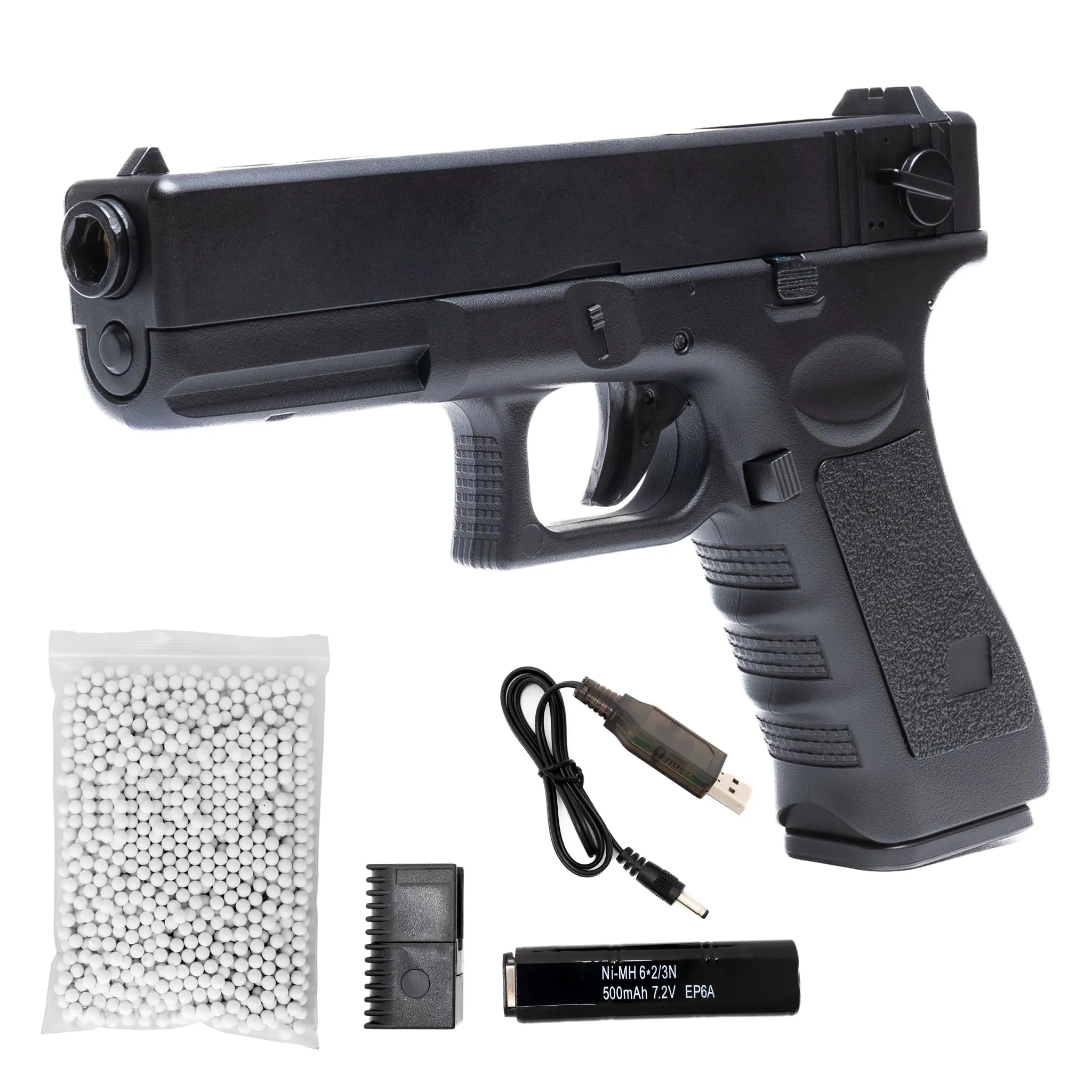 Pistola Softair Elettrica Glock 17 - Kit Completo