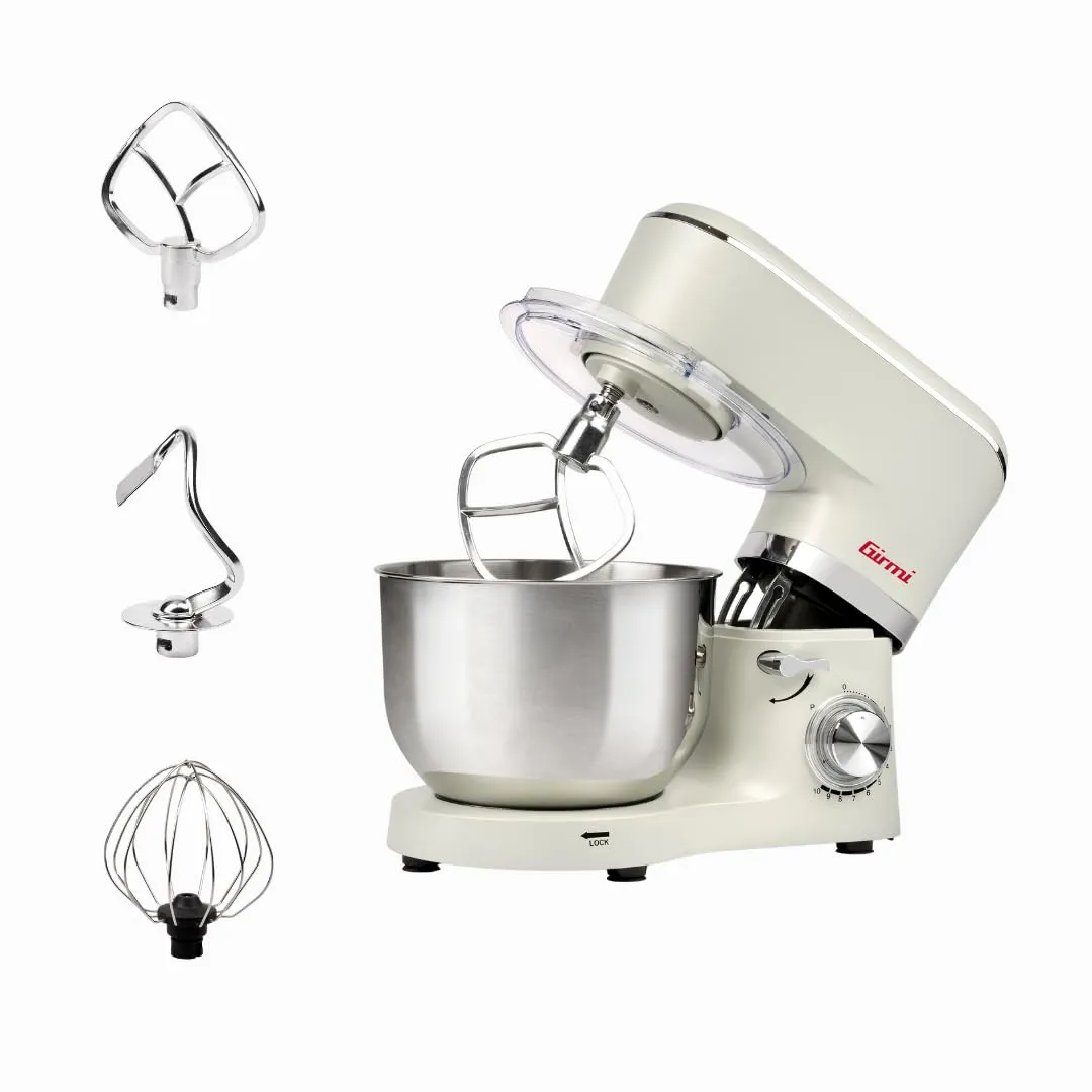 Girmi IM47 Impastatrice Planetaria 6 Litri, 1500W, 10 Velocità + Pulse