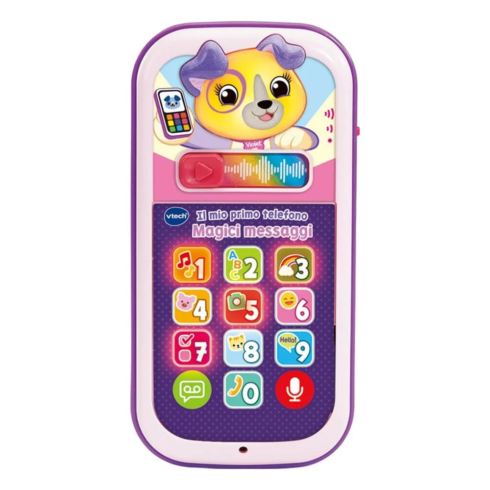 VTech Il Mio Primo Telefono - Magici Messaggi Rosa