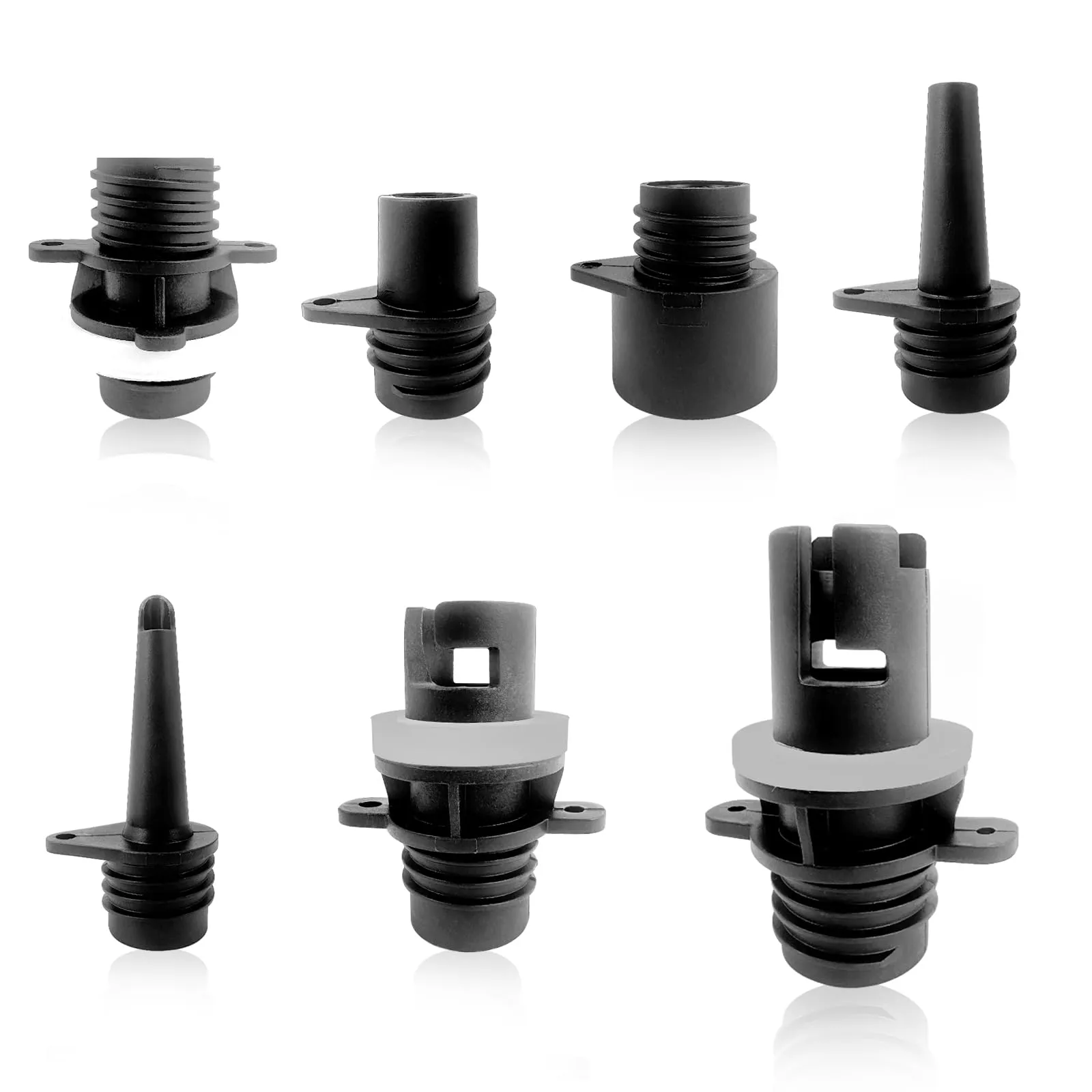 Kit 7 Ugelli Elettrici per Valvola Aria SUP, Adattatore Pompa Gonfiabile