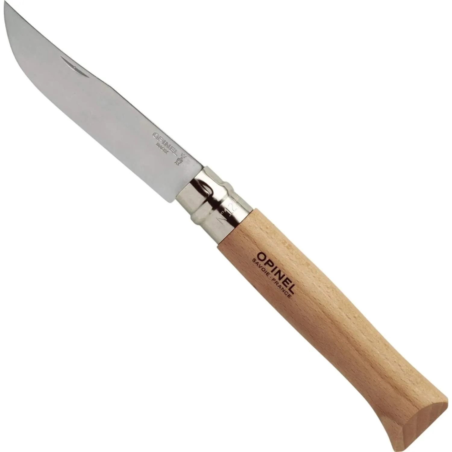 Opinel N°12 Acciaio Inox Manico in Faggio