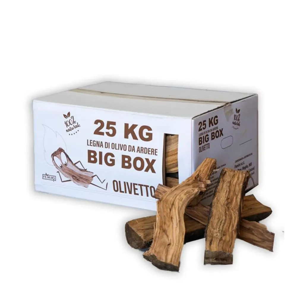 FE.MI.RO - BIG BOX 50 kg – Legna da Ardere di Ulivo