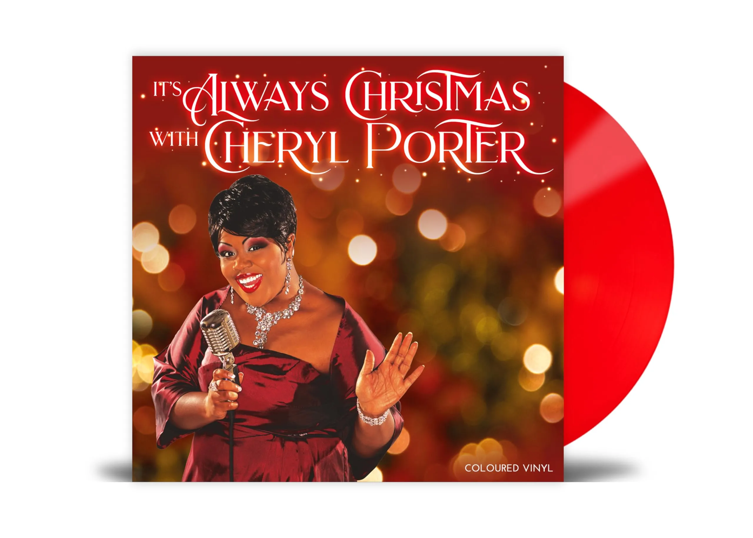 The Best of Merry Christmas - It's Always Christmas with Cheryl Porter - Vinile Colorato Rosso